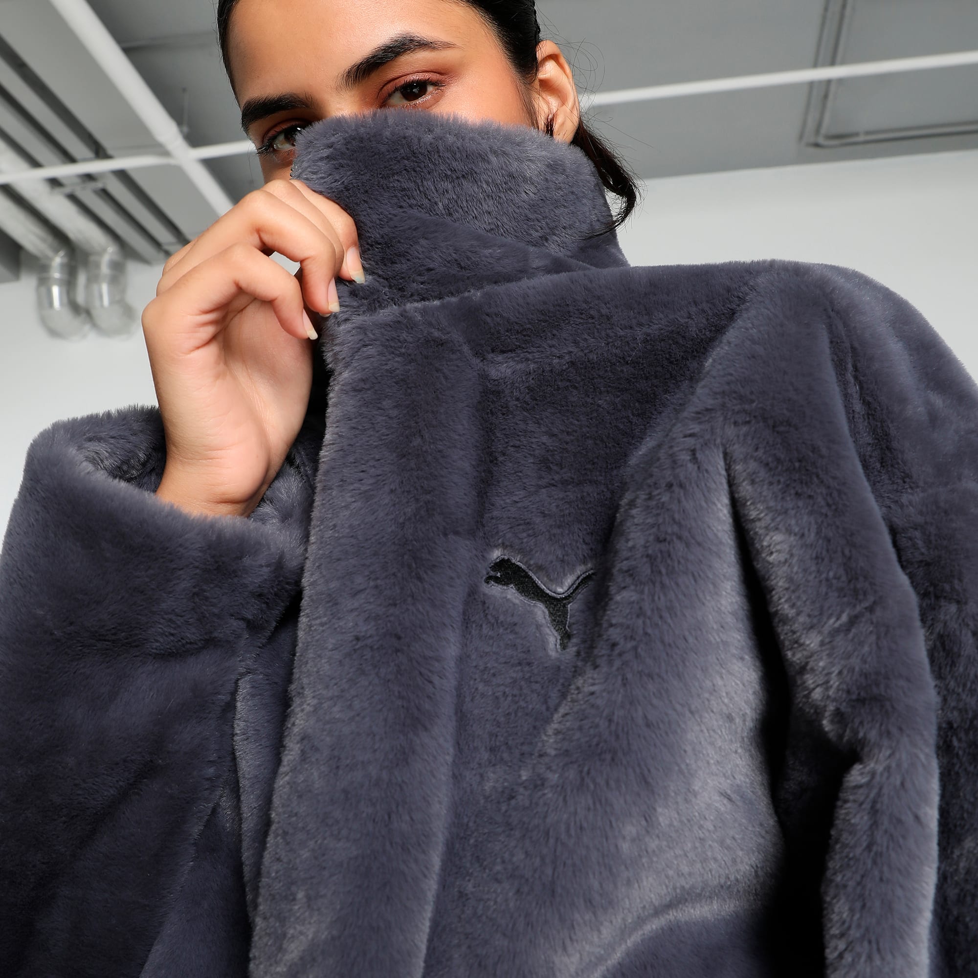 Puma fur coat discount