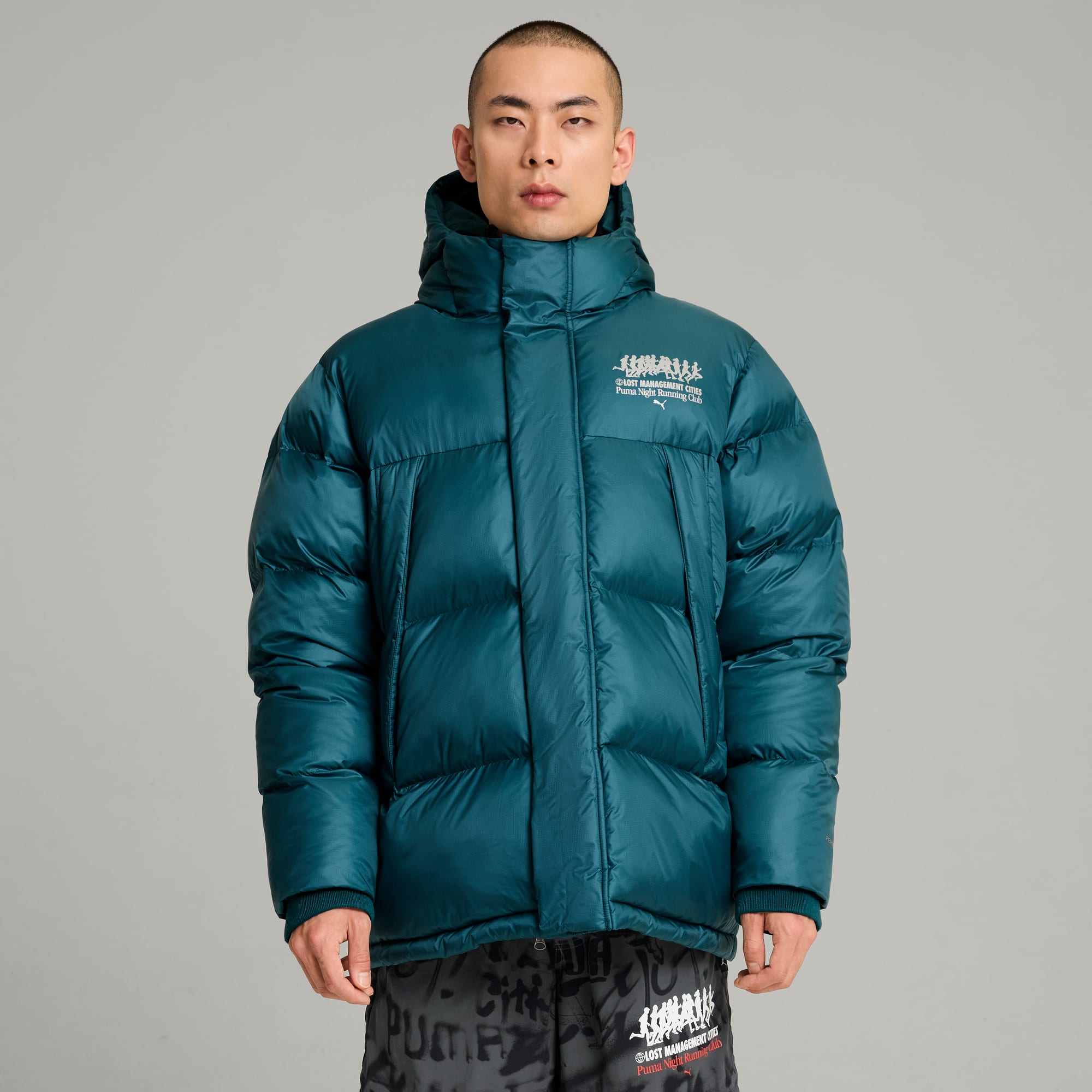 Puma last lap metallic jacket sales