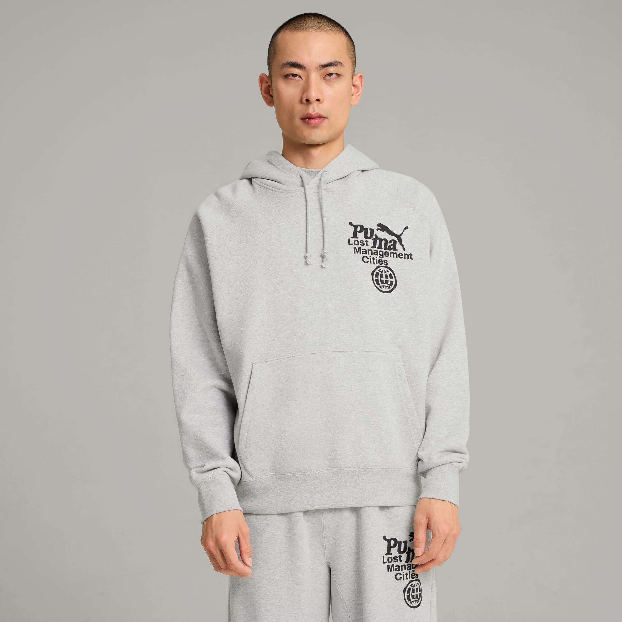 Puma grey hoodie deals