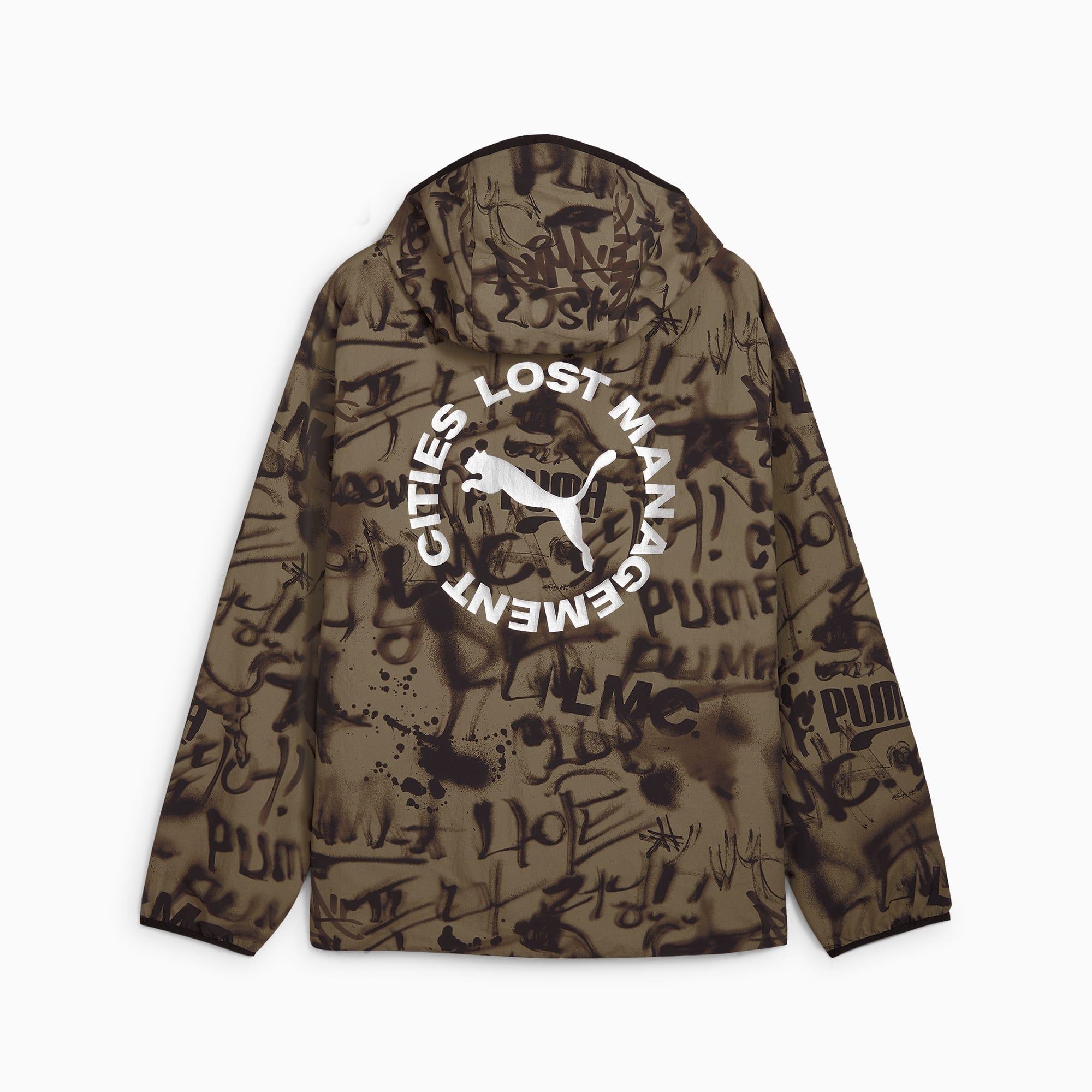 Puma orange camo windbreaker on sale
