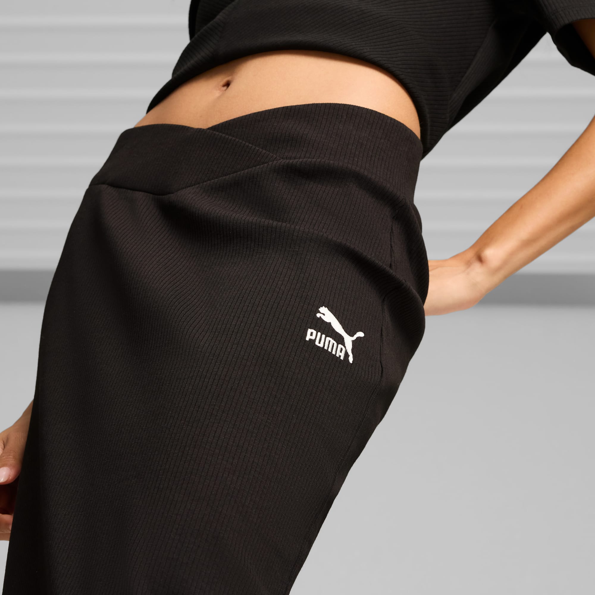 Puma classic ribbed skirt top