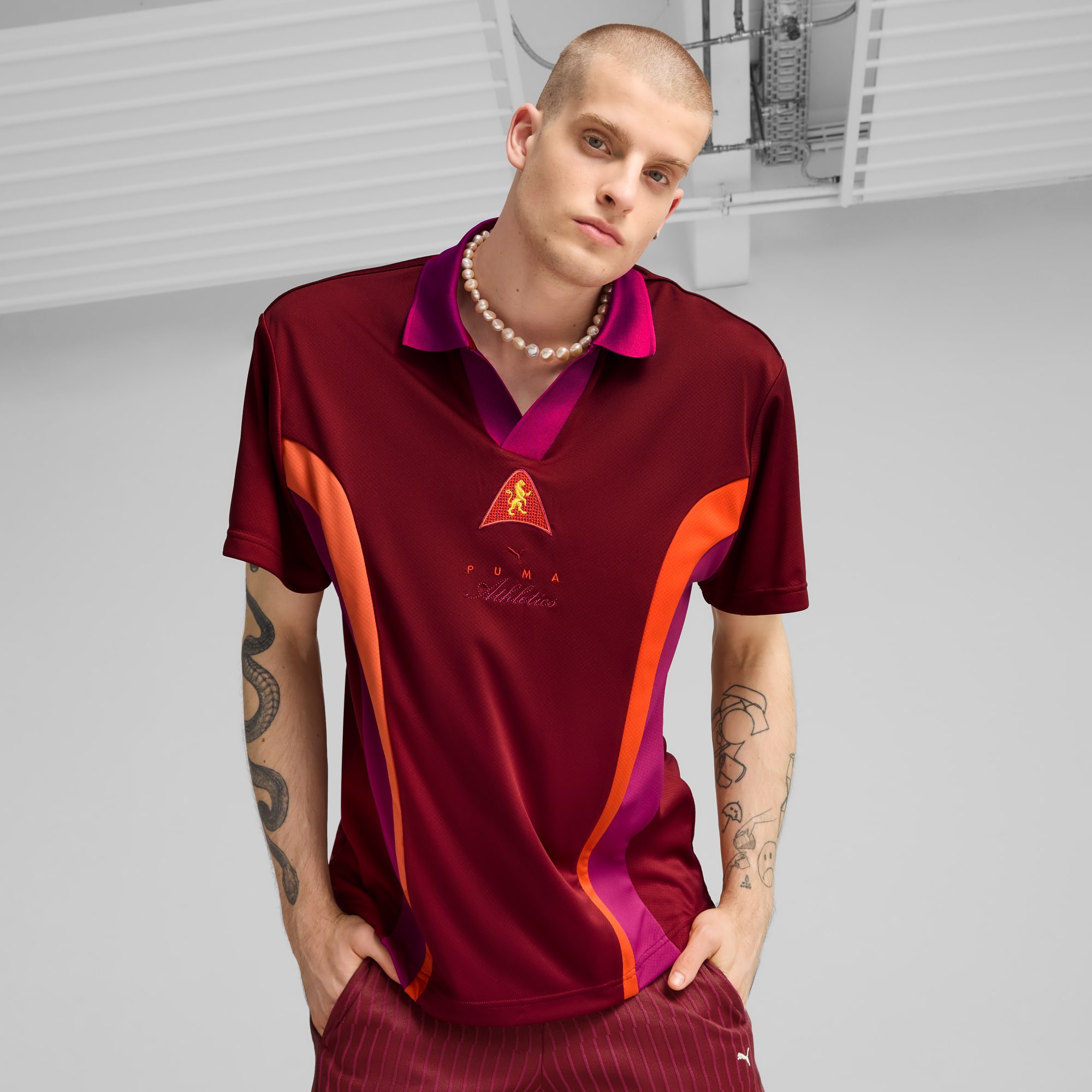 Puma jersey polo shirt mens 2025