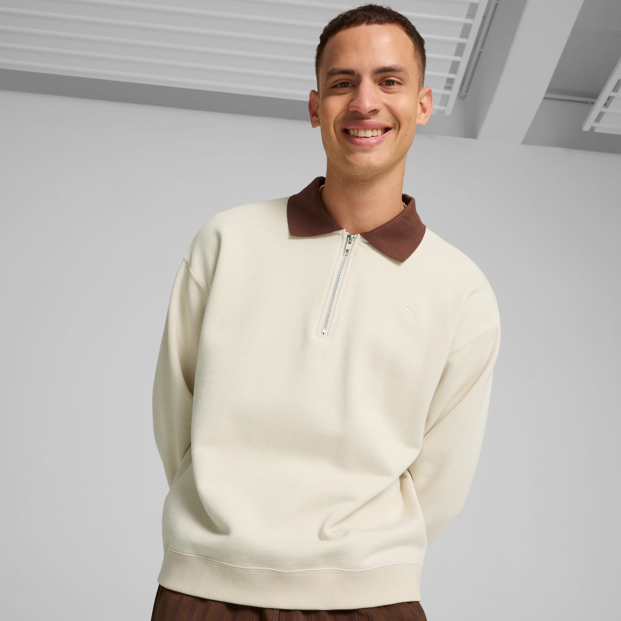 MMQ Quarter Zip Men s Top