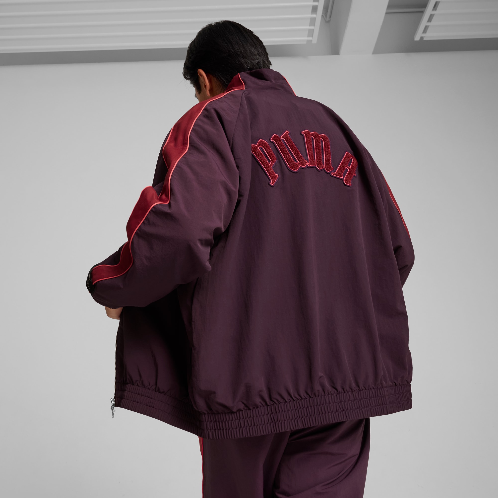 PLAY LOUD T7 Track Jacket Unisex Midnight Plum PUMA Shoes PUMA
