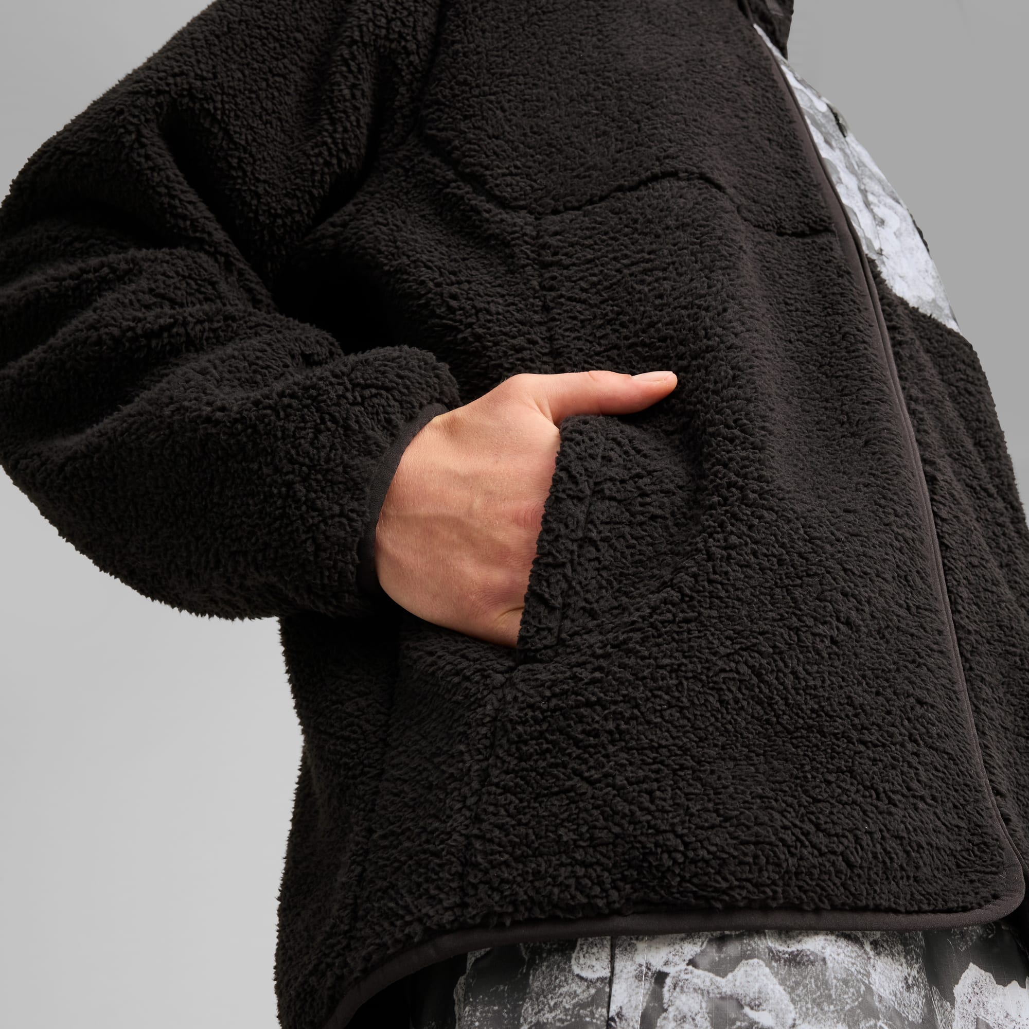 Puma fleece track jacket clearance