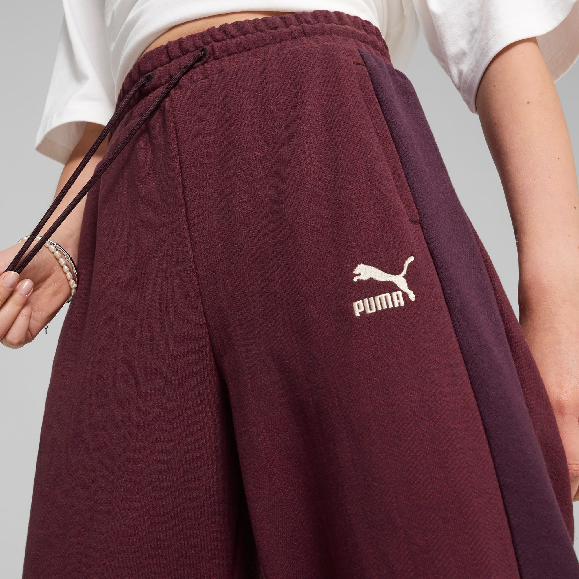 Puma high waisted joggers discount