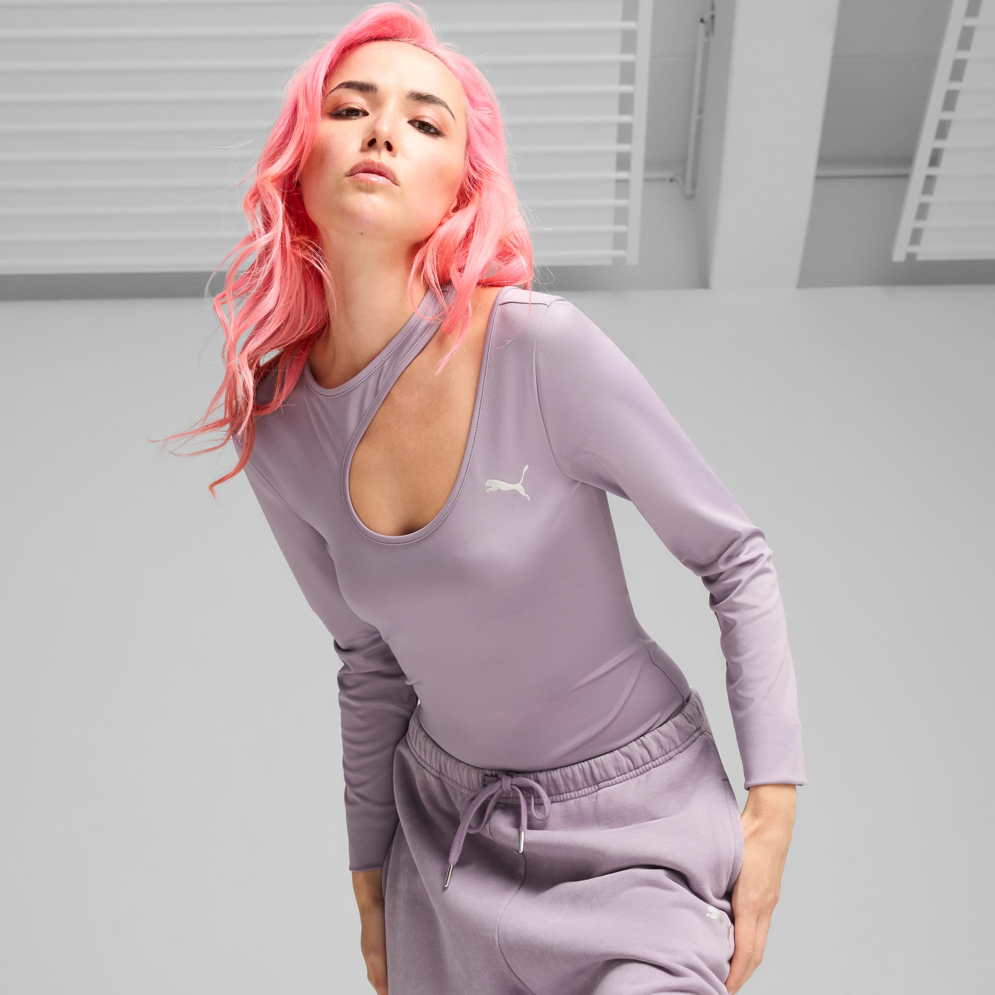 Puma Dare to GYM2K Women s Bodysuit Pale Plum L