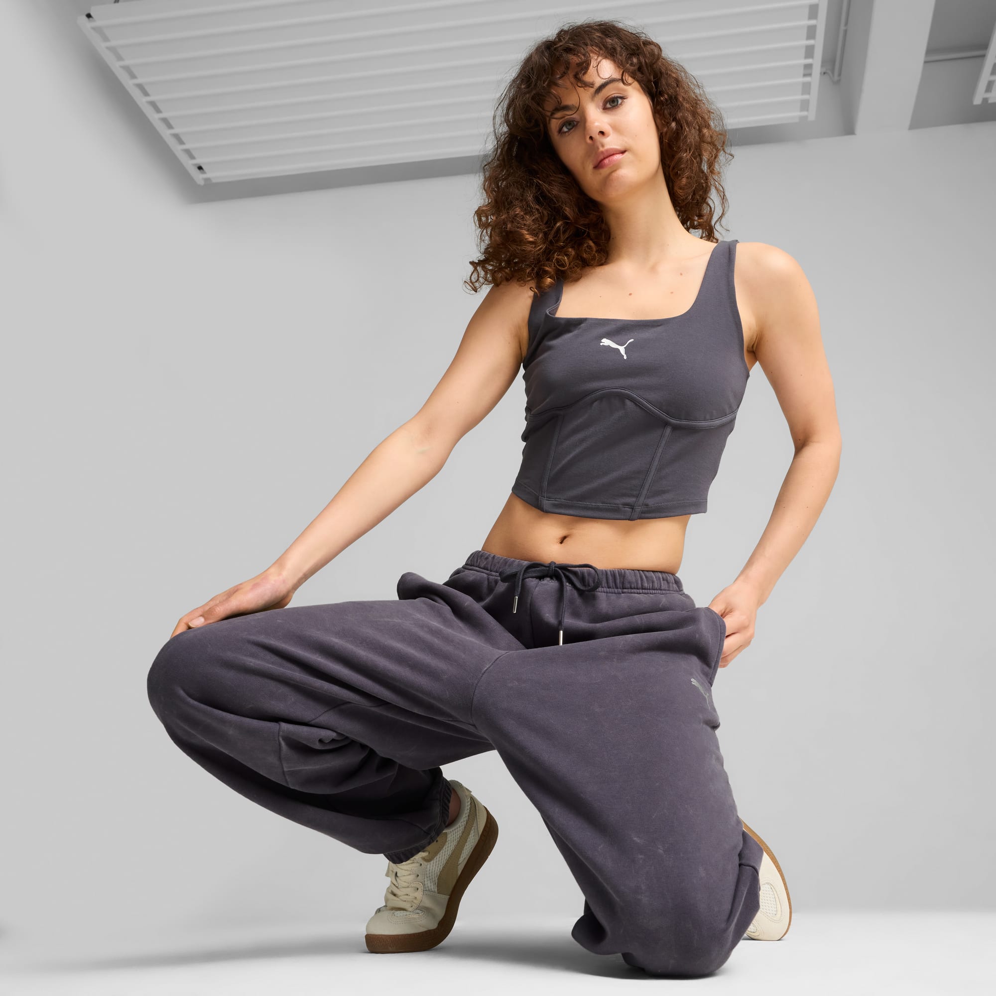 Puma Dare to Gym2k Women's Corset, Galactic Grey, XL