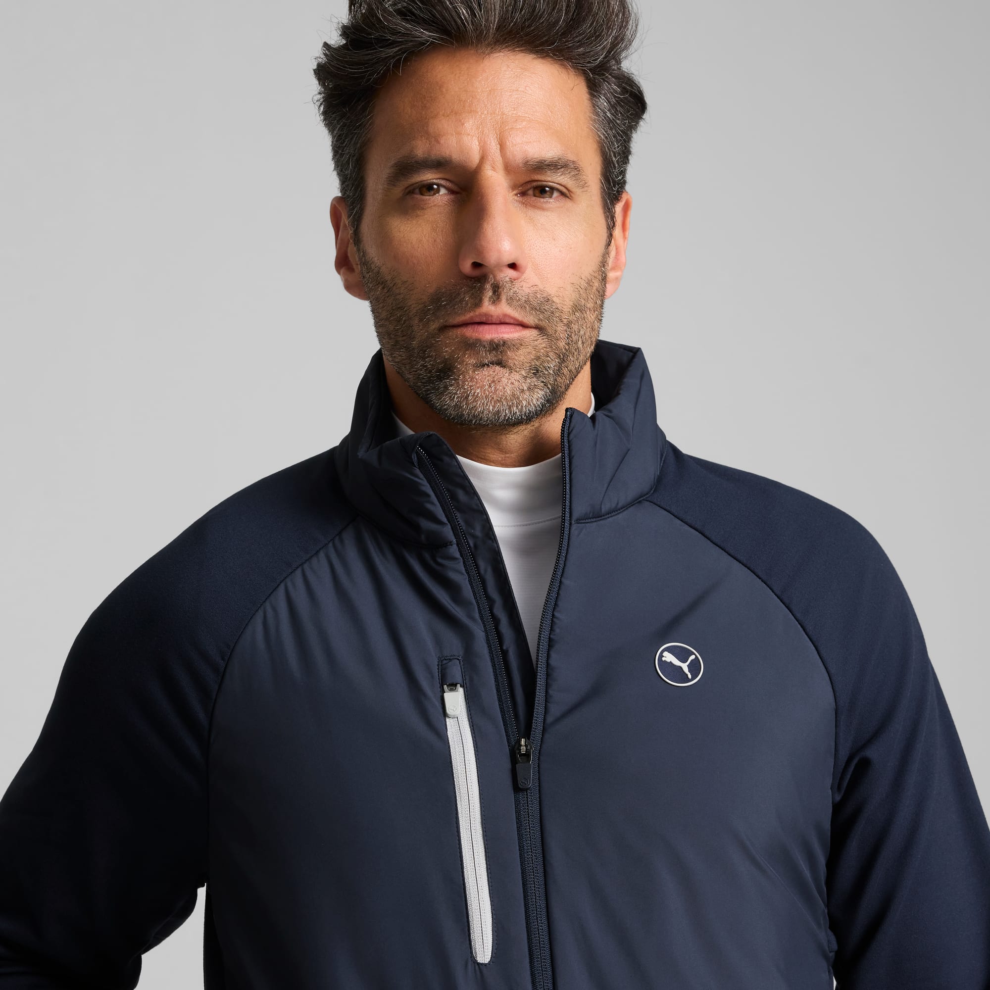 Hielands Golf Jacket Men, Deep Navy, large