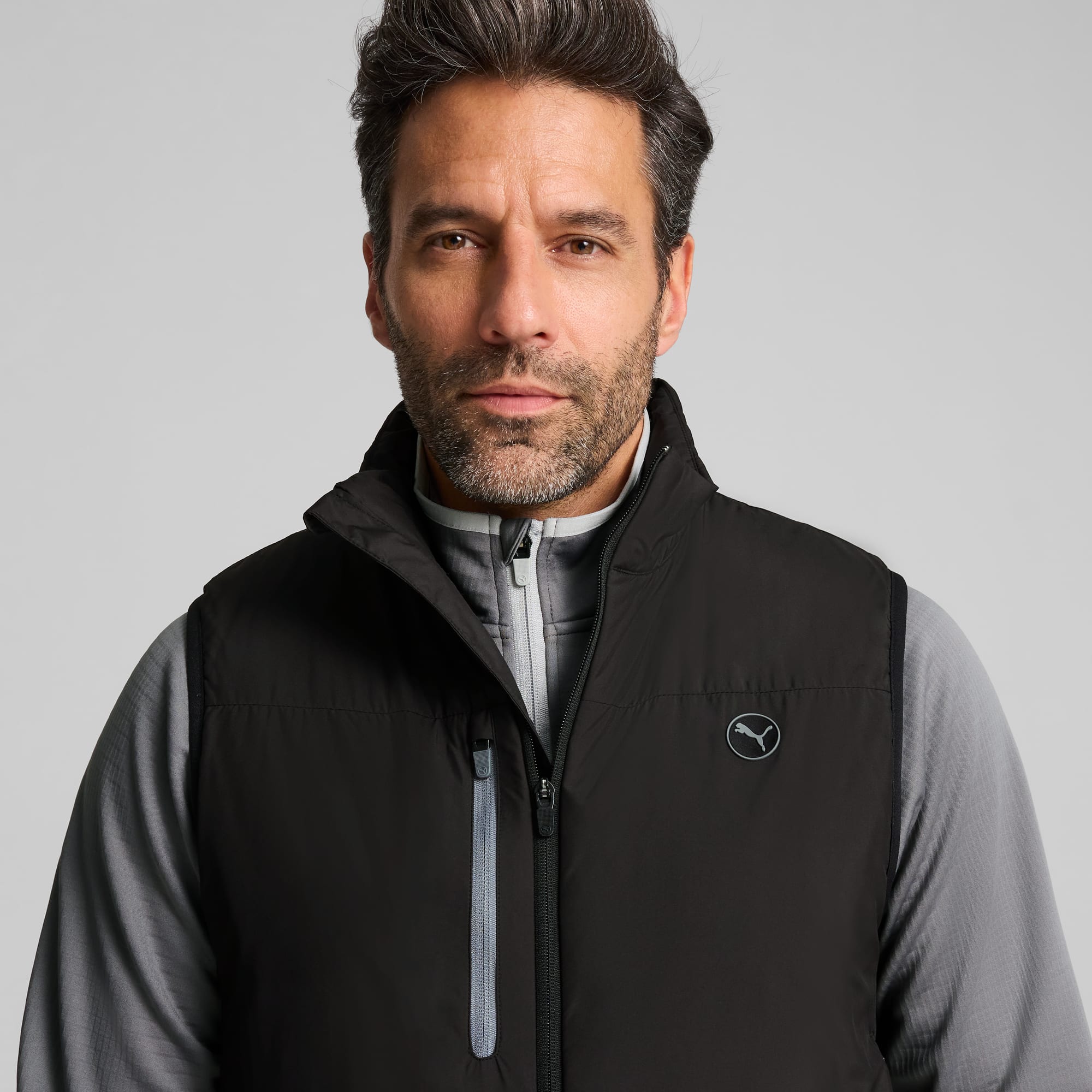 Hielands Golf Vest Men, PUMA Black, large