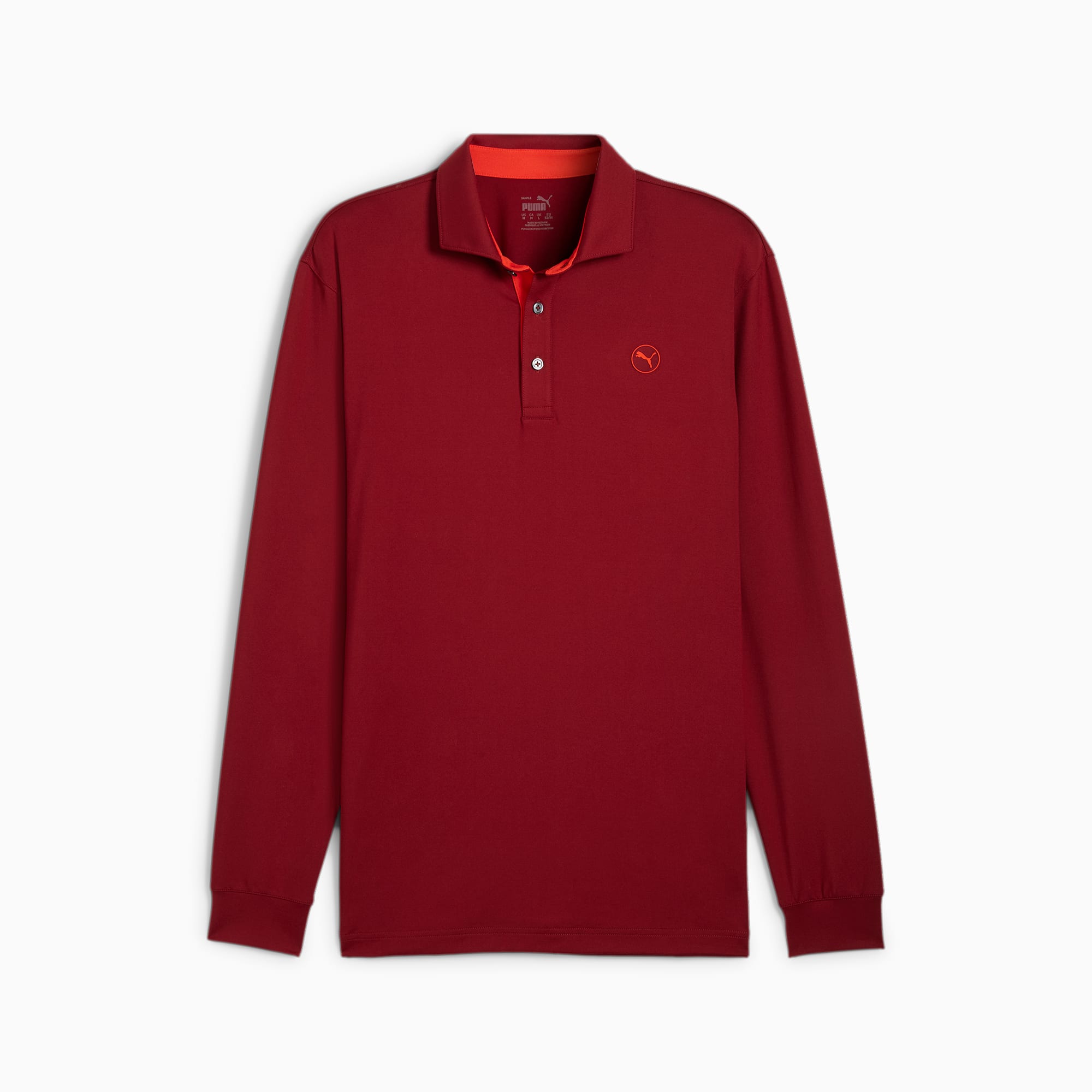 CLOUDSPUN Men s Long Sleeve Mid Weight Golf Polo