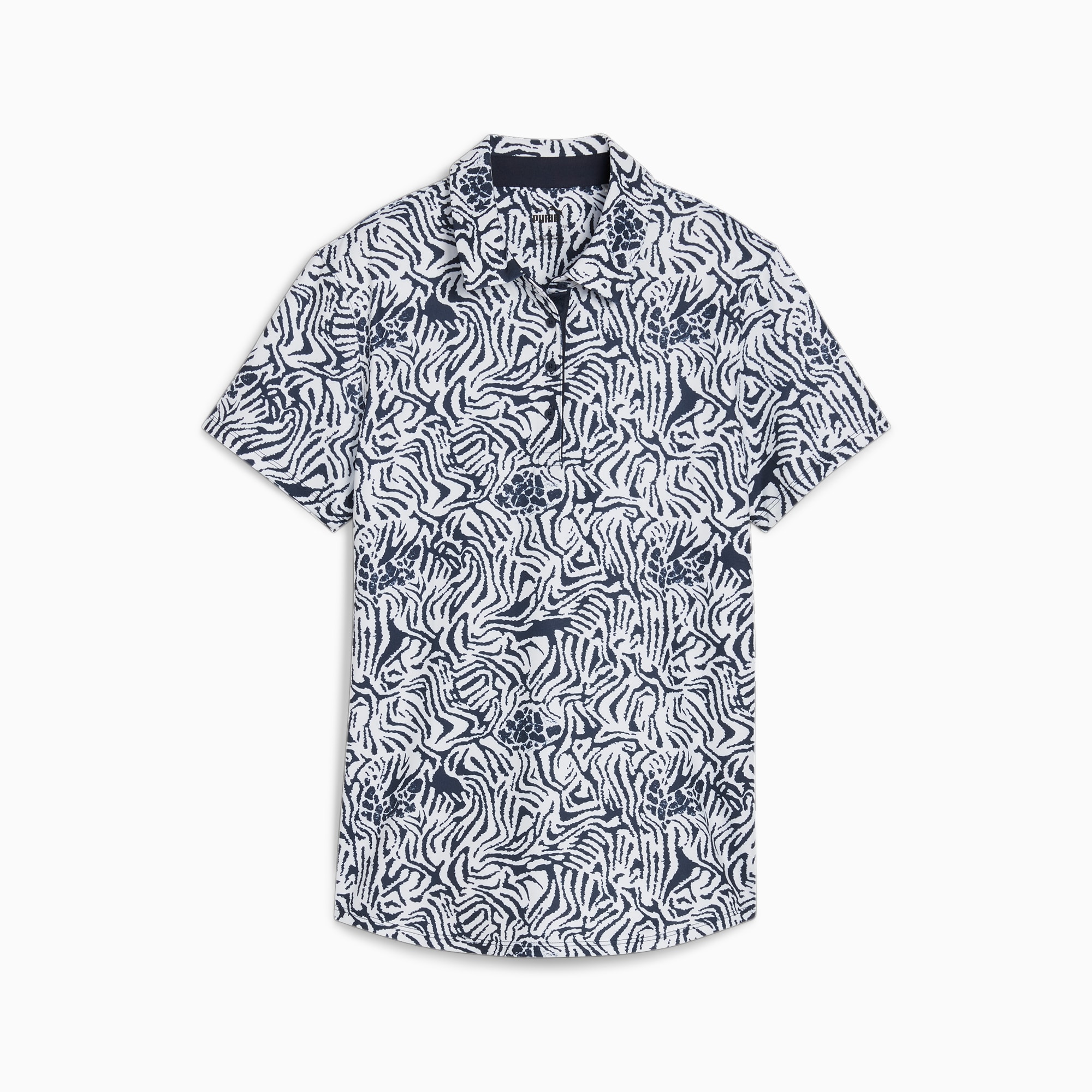 CLOUDSPUN Zebra Golf Kurzarmeliges Poloshirt Damen