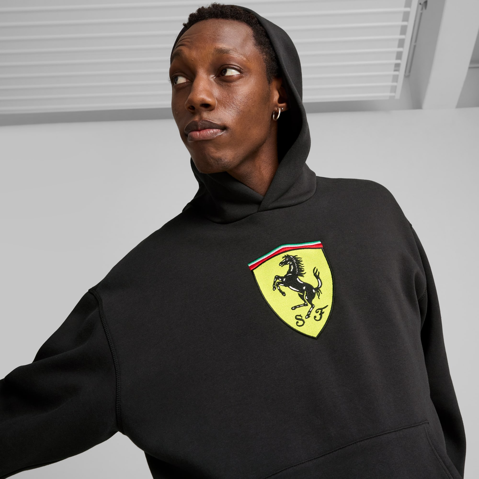 Sudadera con capucha Scuderia Ferrari Race Big Shield para hombre PUMA
