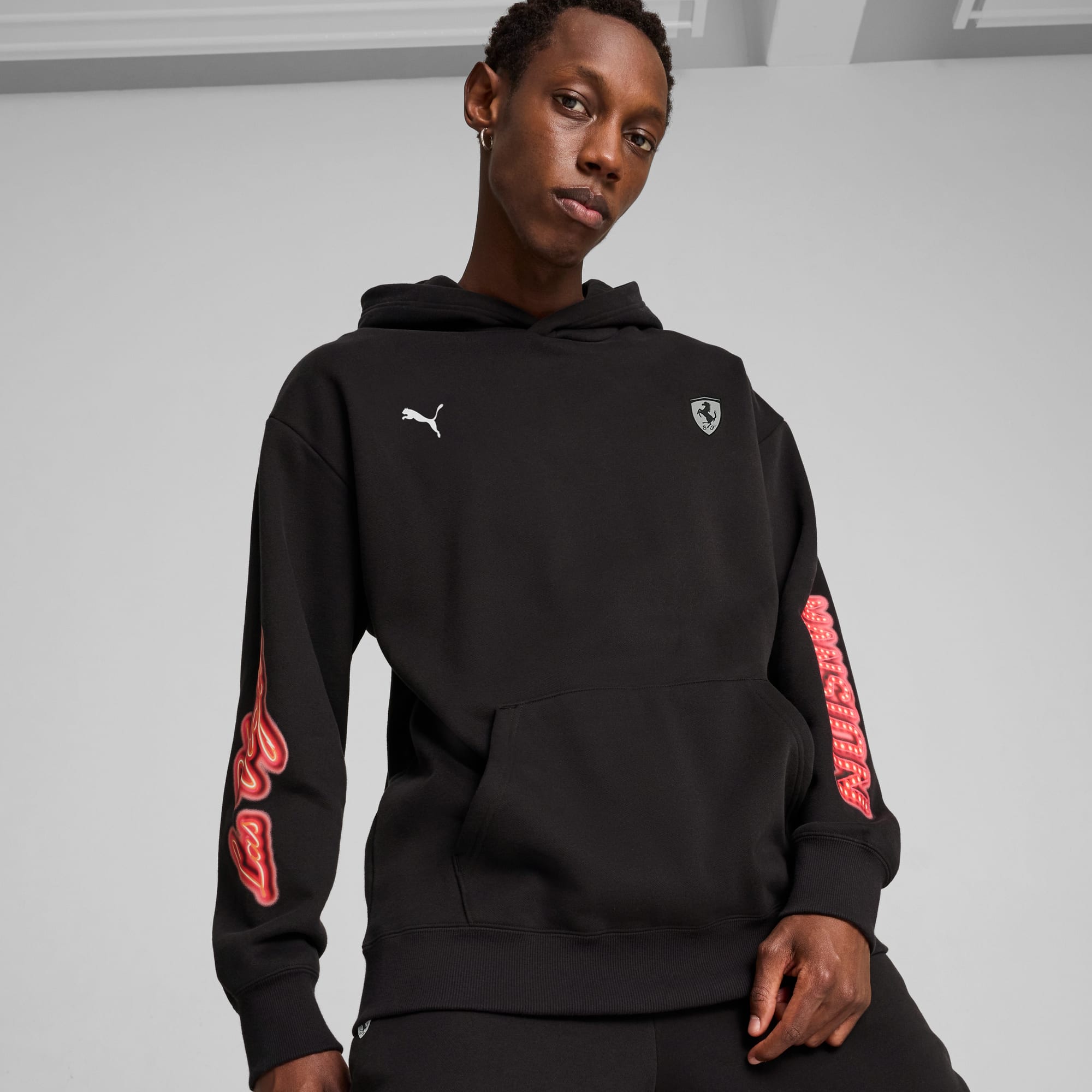 Sudadera Scuderia Ferrari Race Neon Energy para hombre