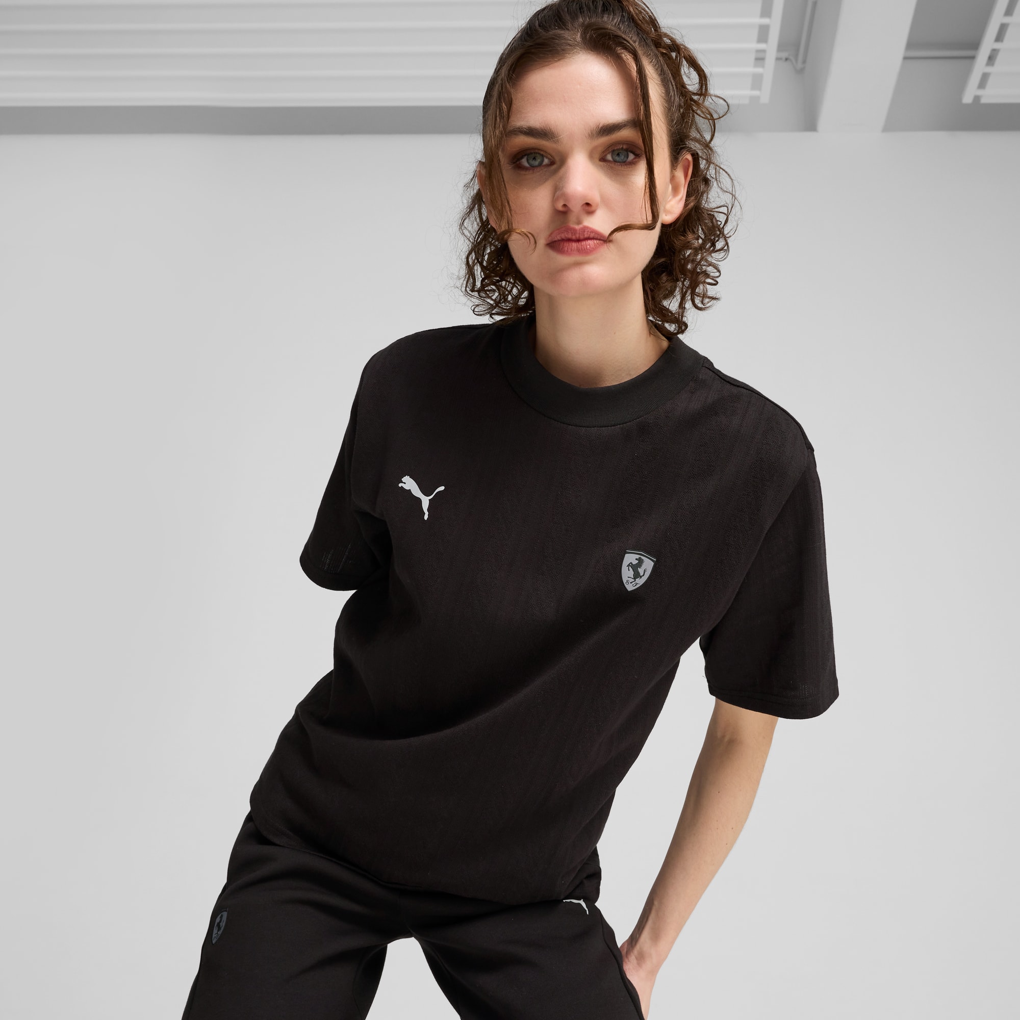 Camiseta Scuderia Ferrari Style para mujer