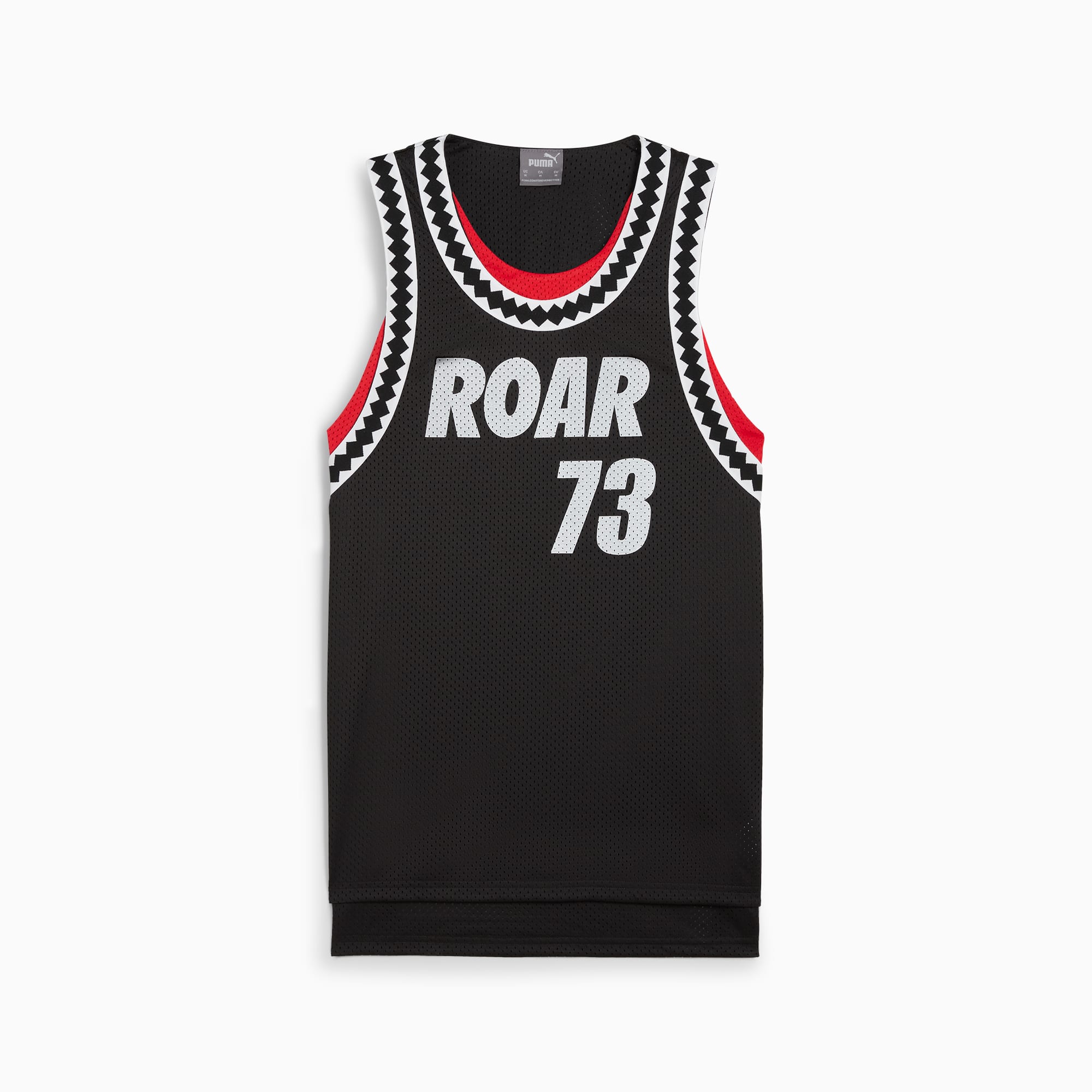 Puma Media Day Men s Basketball Jersey Black For All Time Red 4XL