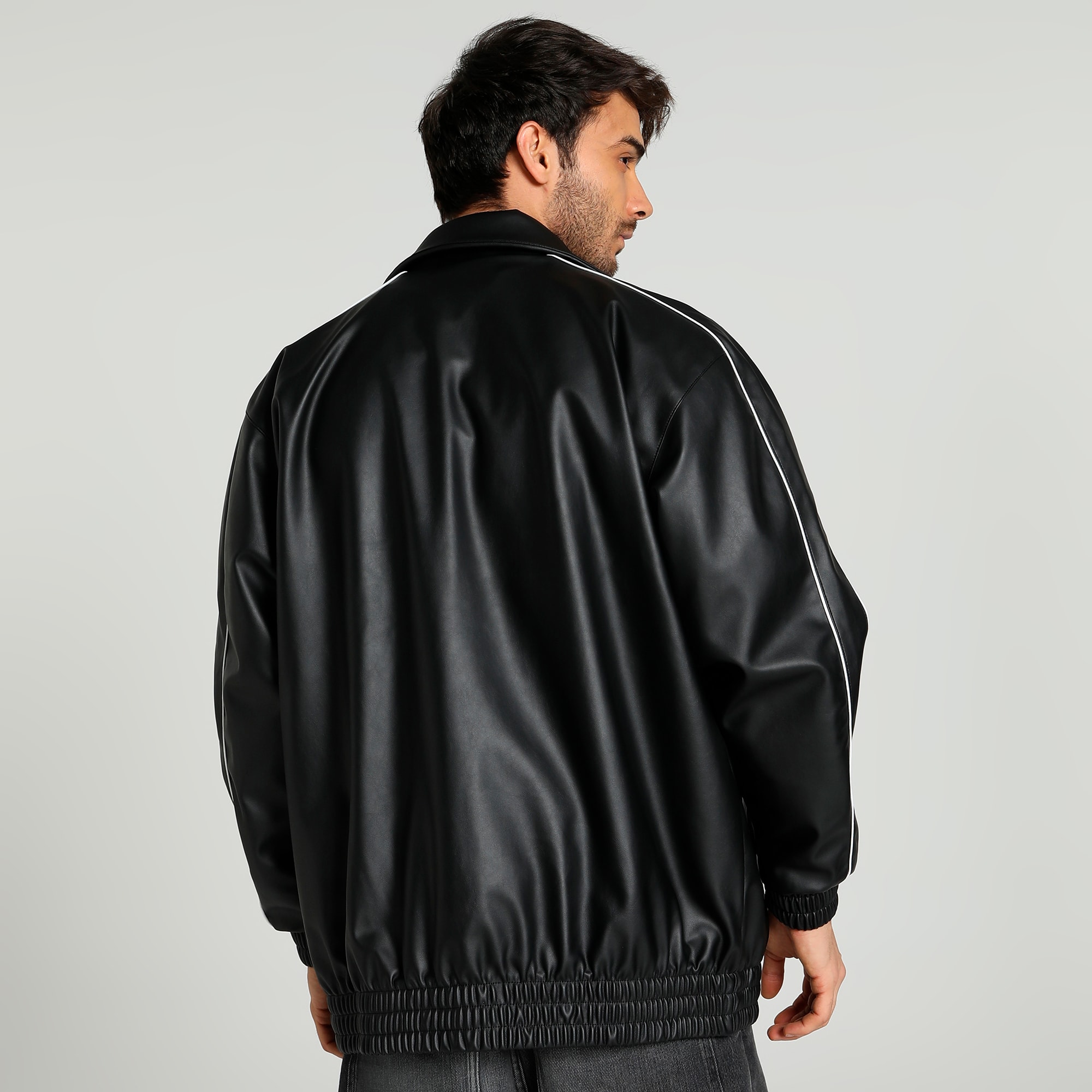 T7 Pleather Men s Track Jacket PUMA