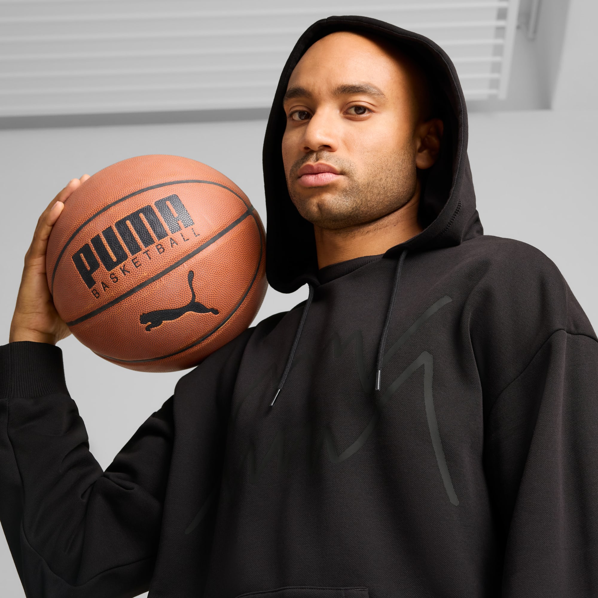 Jaws Core Basketball Hoodie 2.0 Men, PUMA Black, large