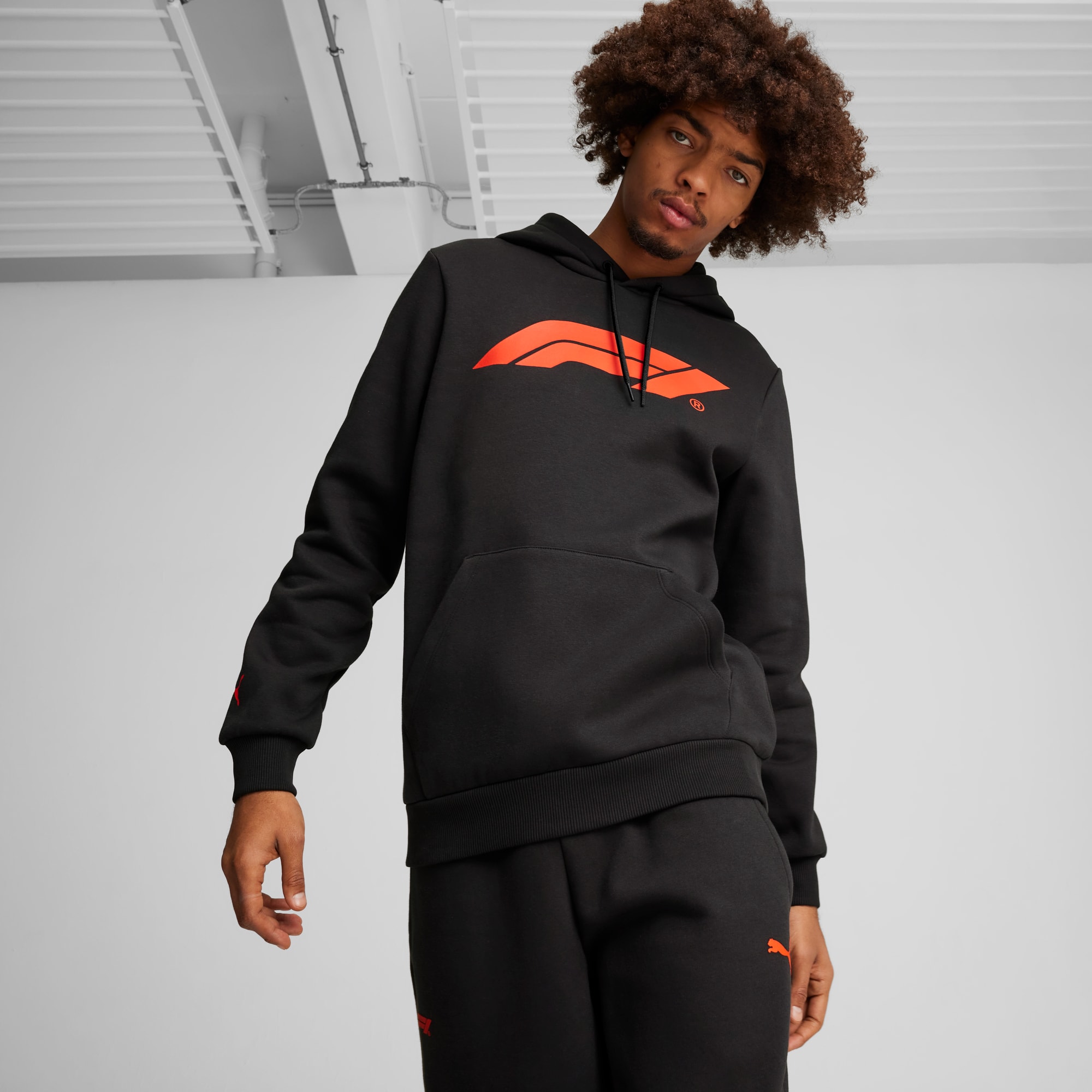 Puma fleece hoodie men's clearance