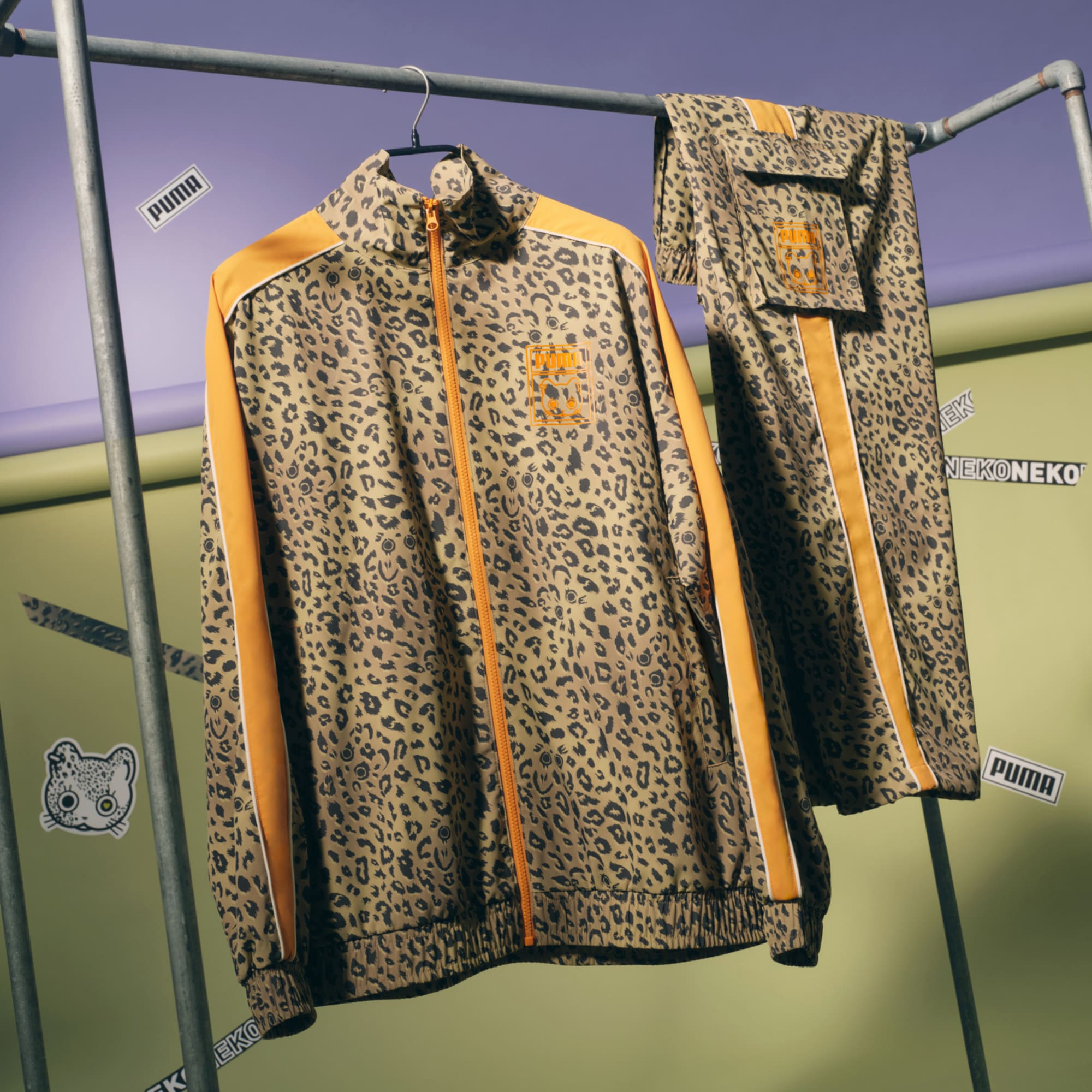 Puma leopard print jacket new arrivals
