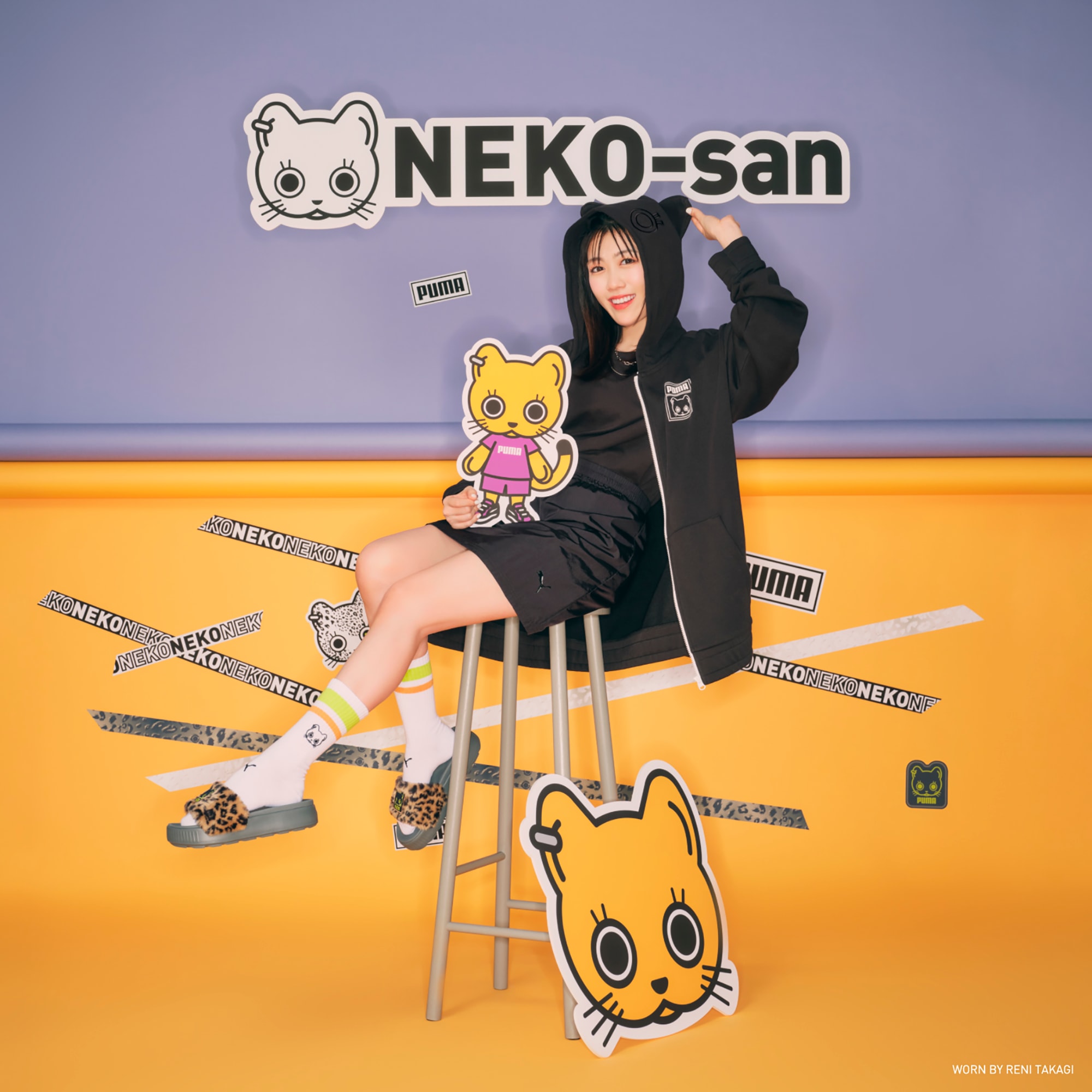 NEKO san Graphic T7 Full Zip Unisex Hoodie