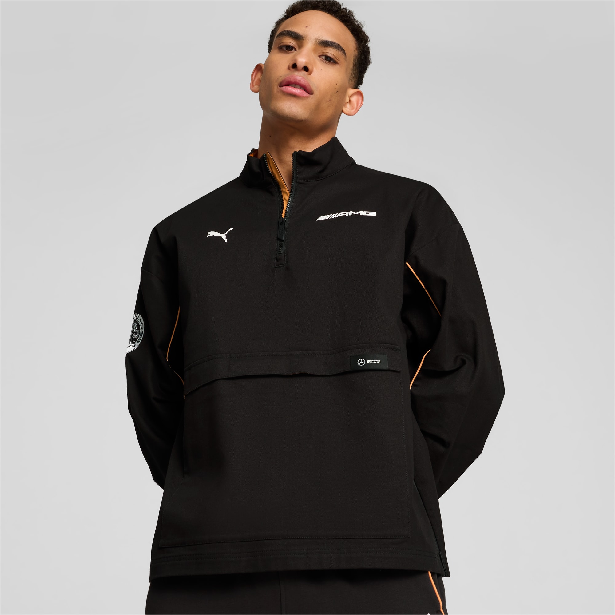 Mercedes AMG Motorsport Statement Woven Jacket Men PUMA Black PUMA Shop All Puma PUMA