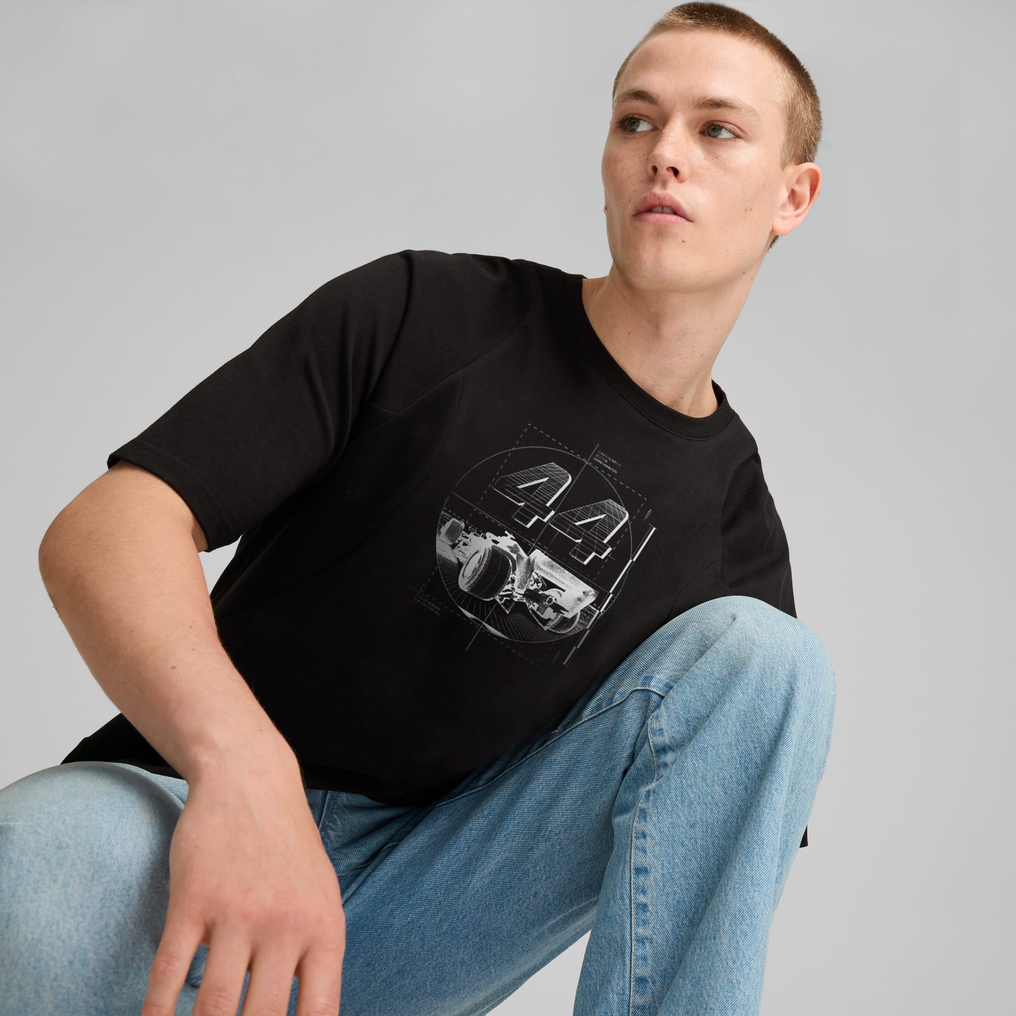 Camiseta con logotipo PUMA x Mercedes AMG Petronas F1 Team x RAEBURN para hombre PUMA