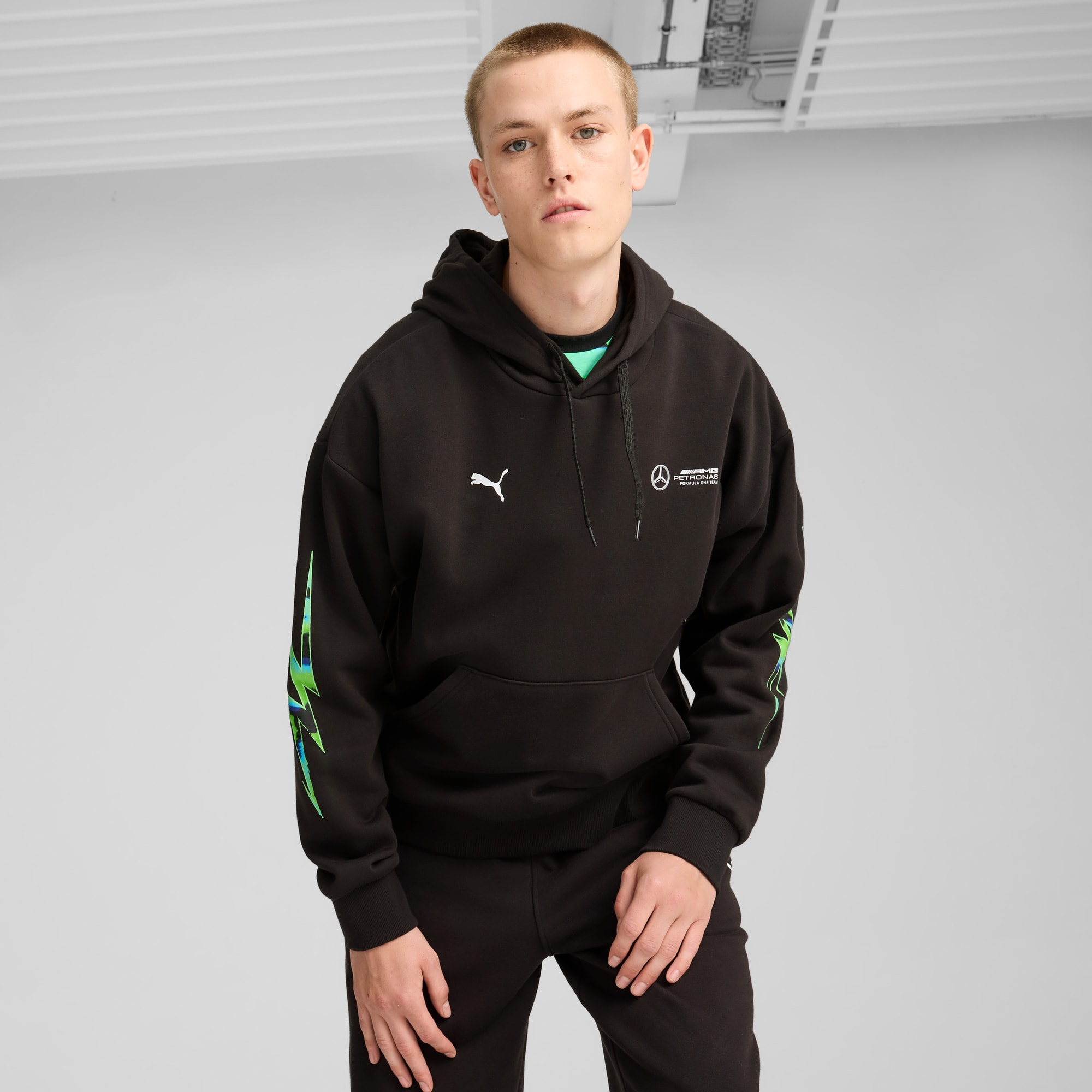 Puma neon hoodie 2025