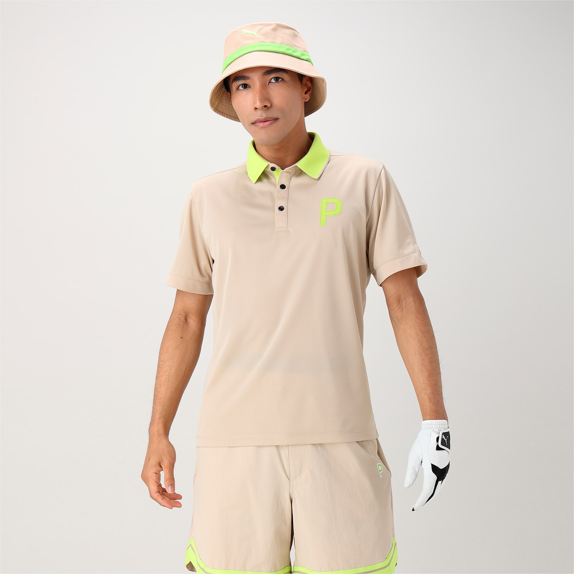 PUMA公式】メンズ ゴルフ ストレッチ カノコ Pロゴ クレリック
