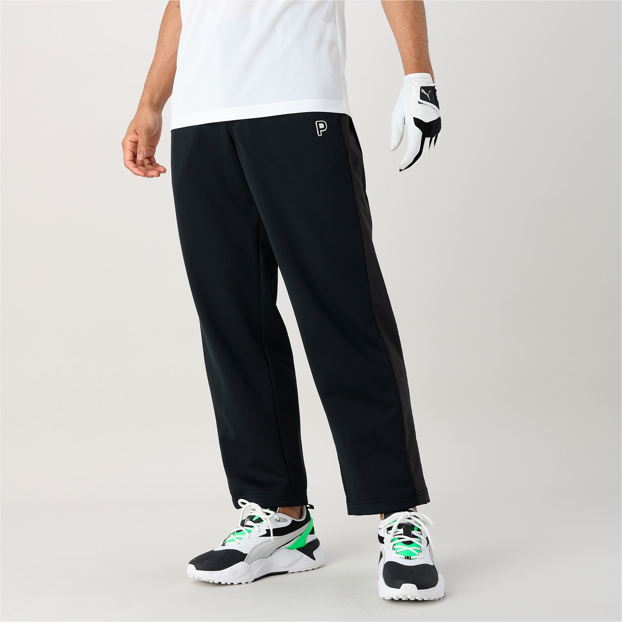 豪奢な ゴルフ PUMA公式】メンズ P ワイドテーパード ストレッチ 82cm～