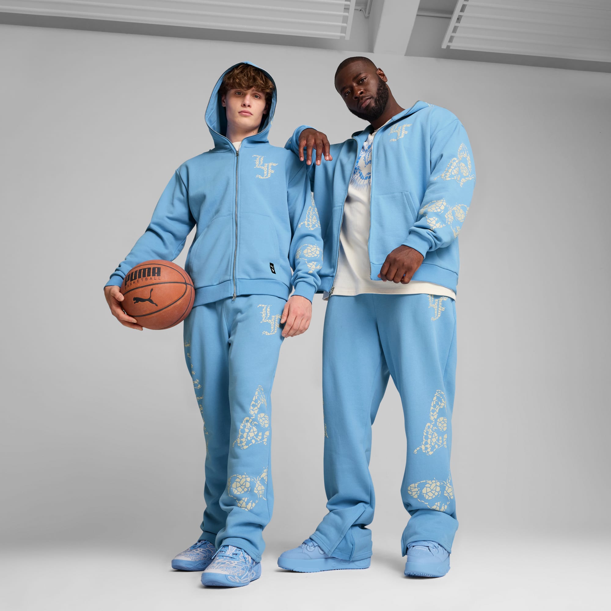 Light blue puma tracksuit online
