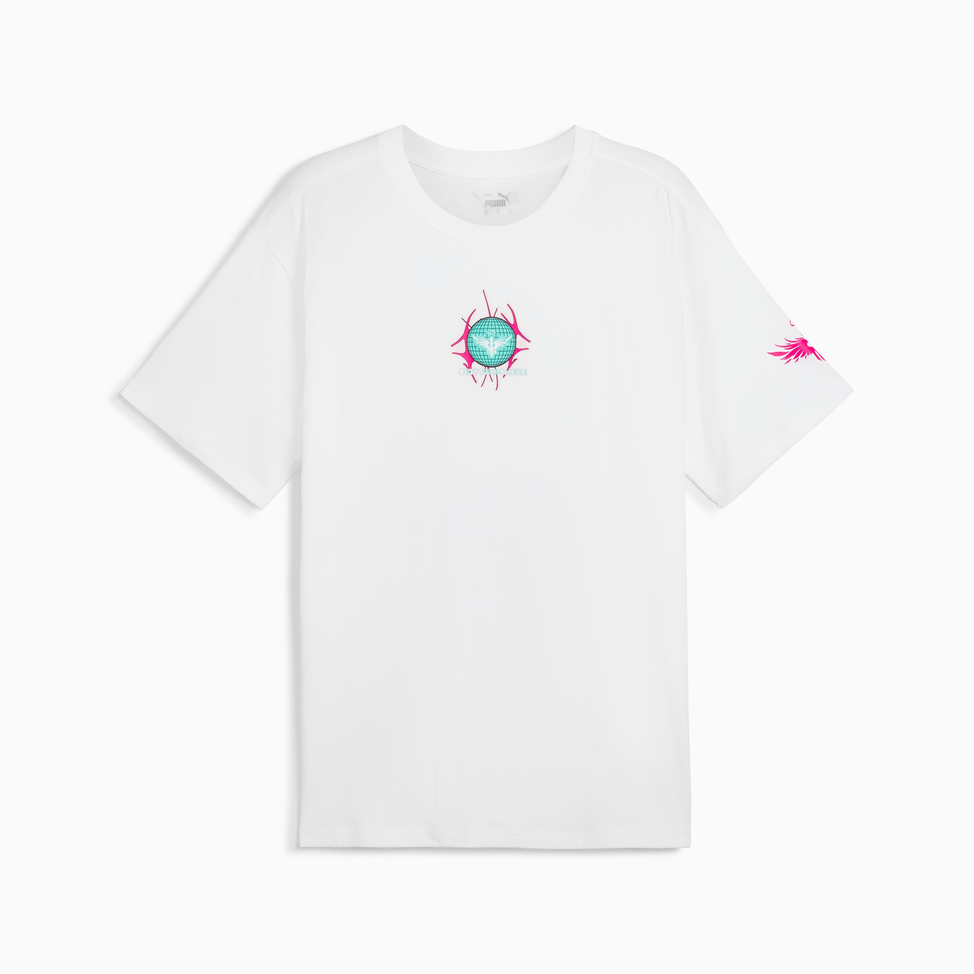 Puma white t shirt 2025