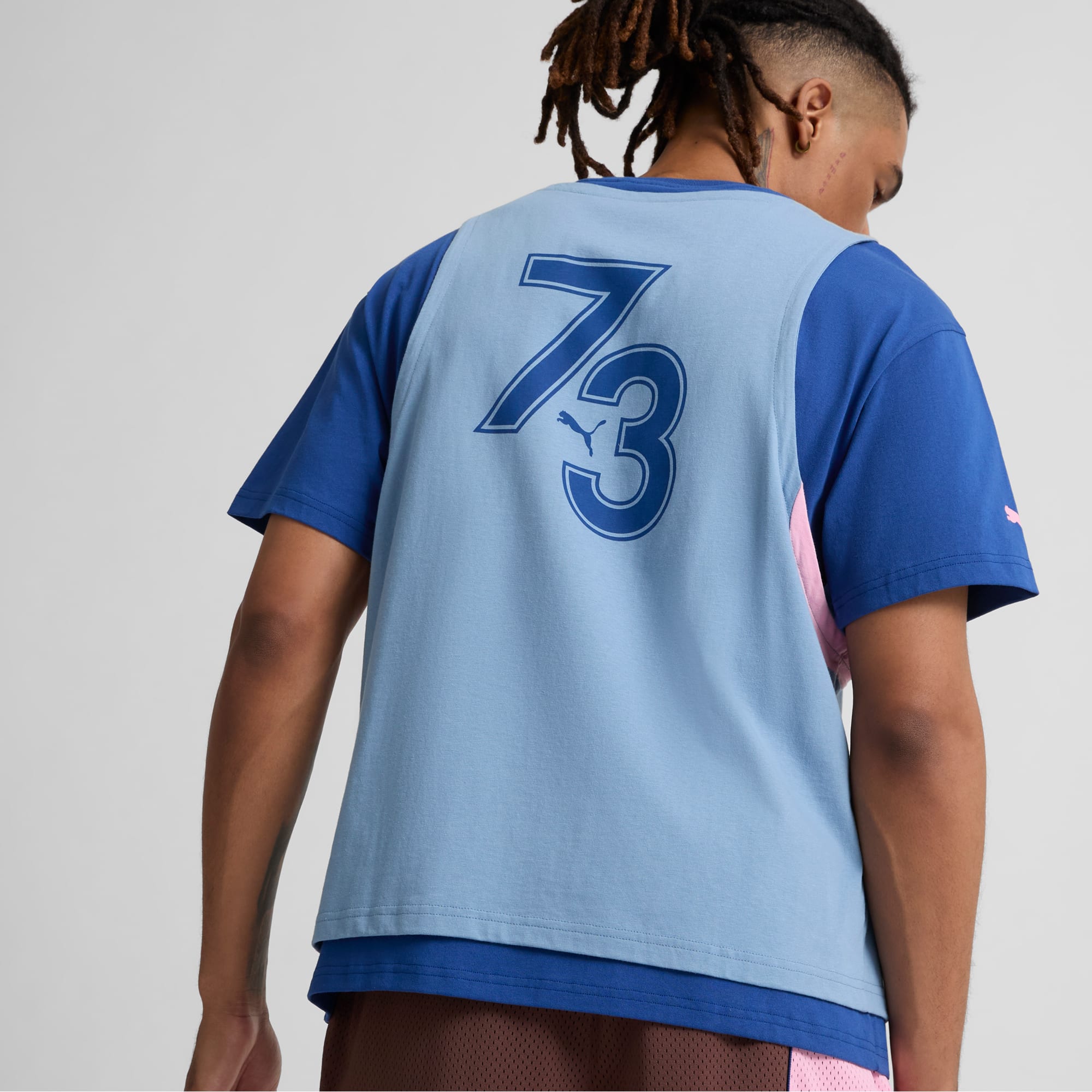 PUMA HOOPS x KIDSUPER Tee, Clyde Royal, large