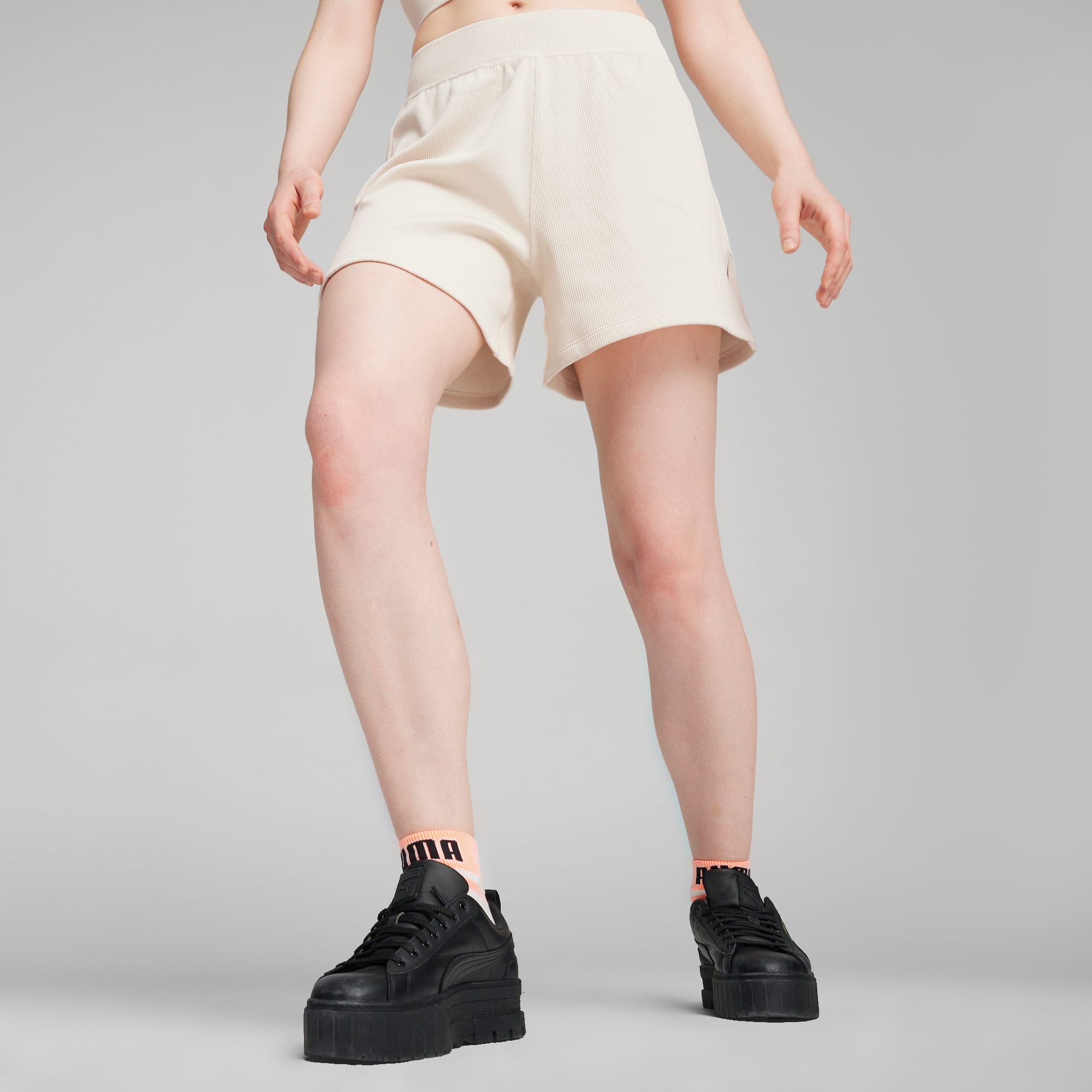 DARE TO Women's MUTED MOTION Flared Shorts