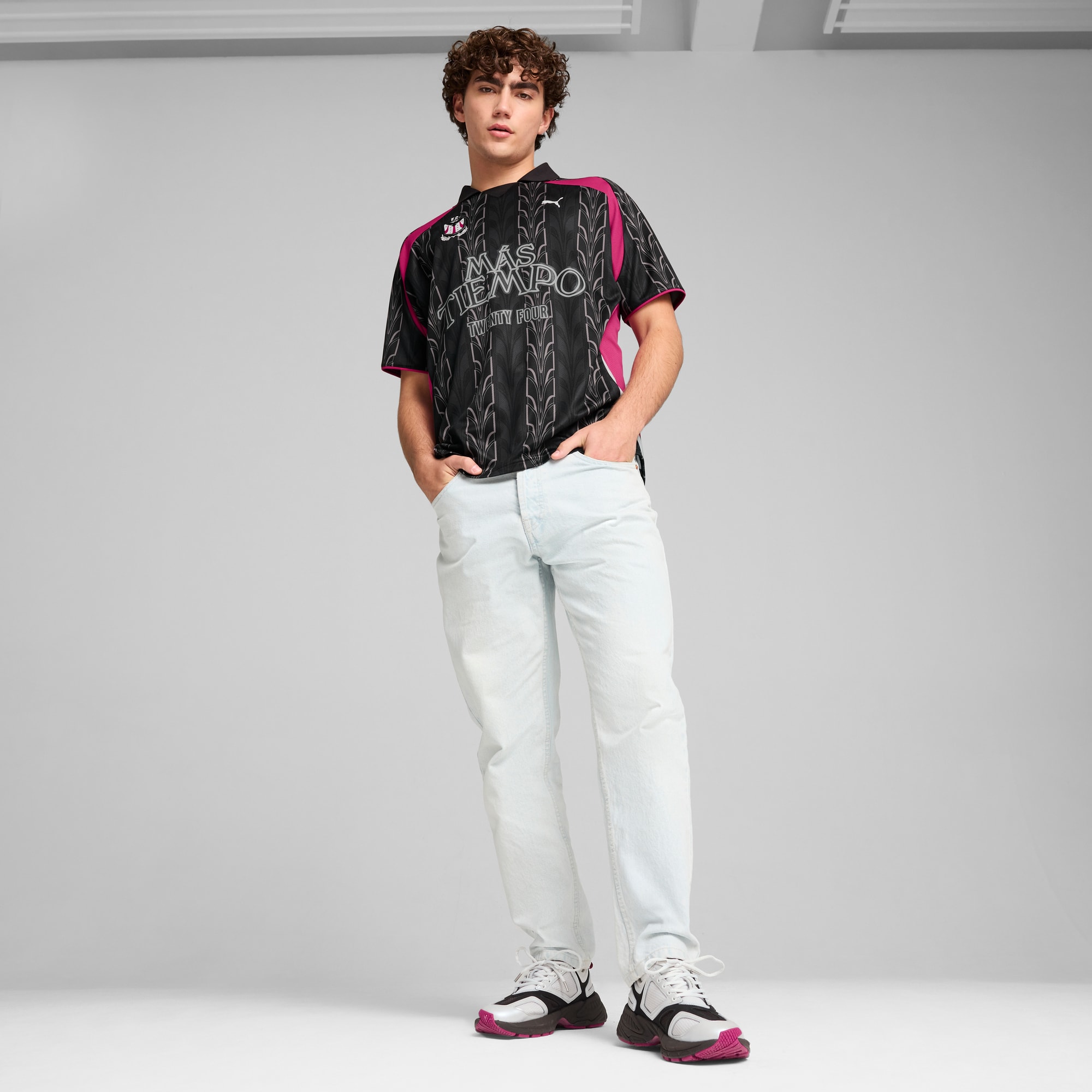 PUMA x MÁS TIEMPO Jersey Men | PUMA Black | PUMA Shop All