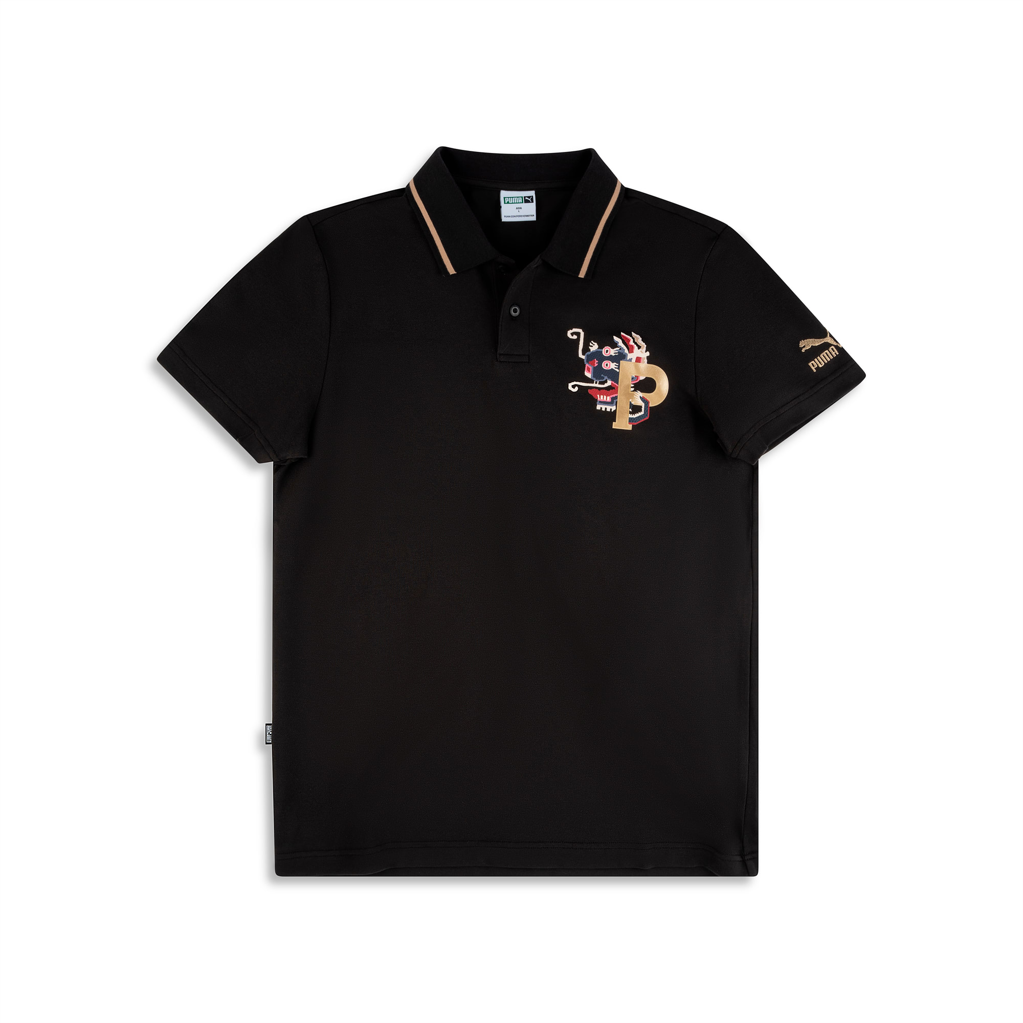 PUMA CNY Shortsleeve Polo PUMA Black PUMA Shoes PUMA