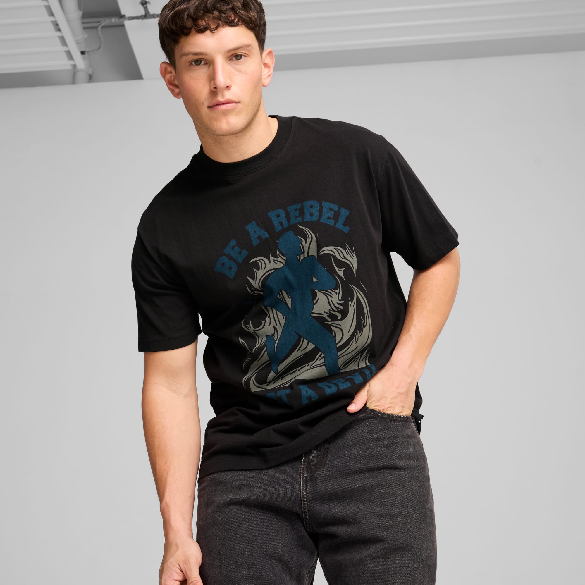 Puma rebel tee store