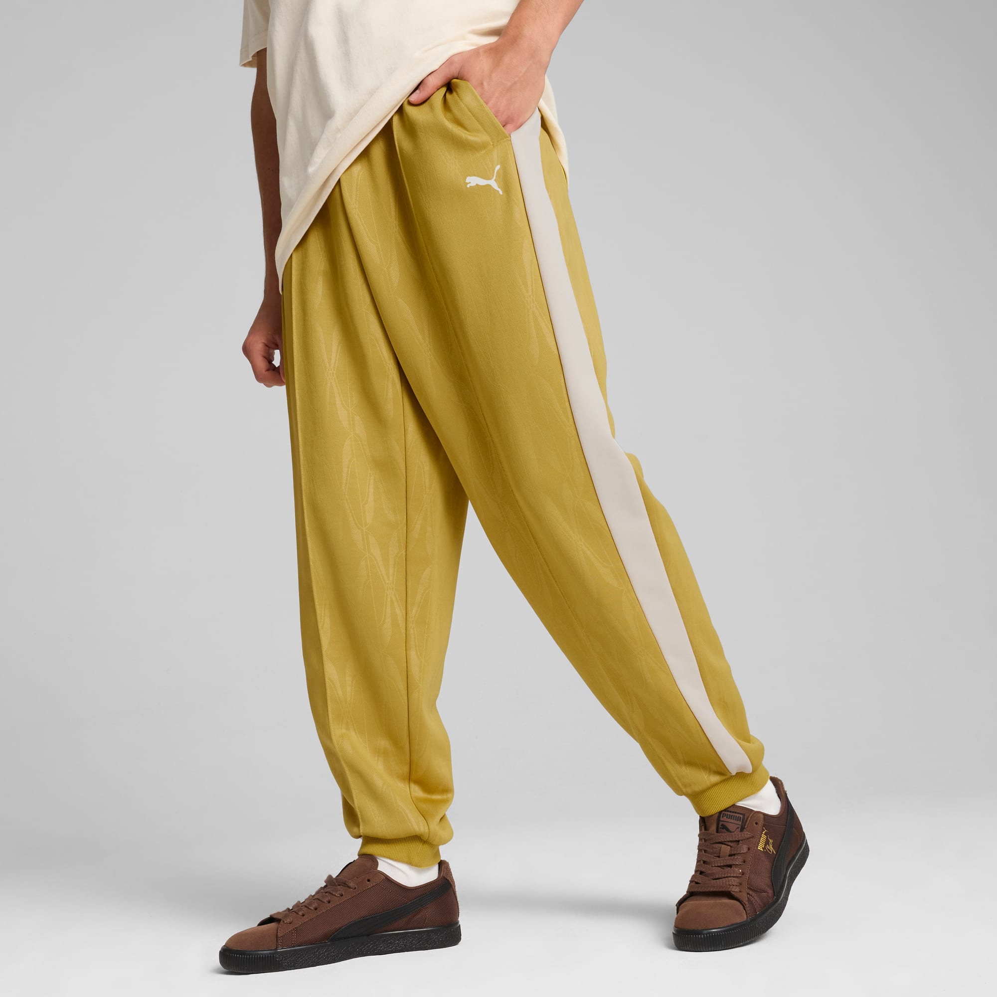Puma yellow pants store