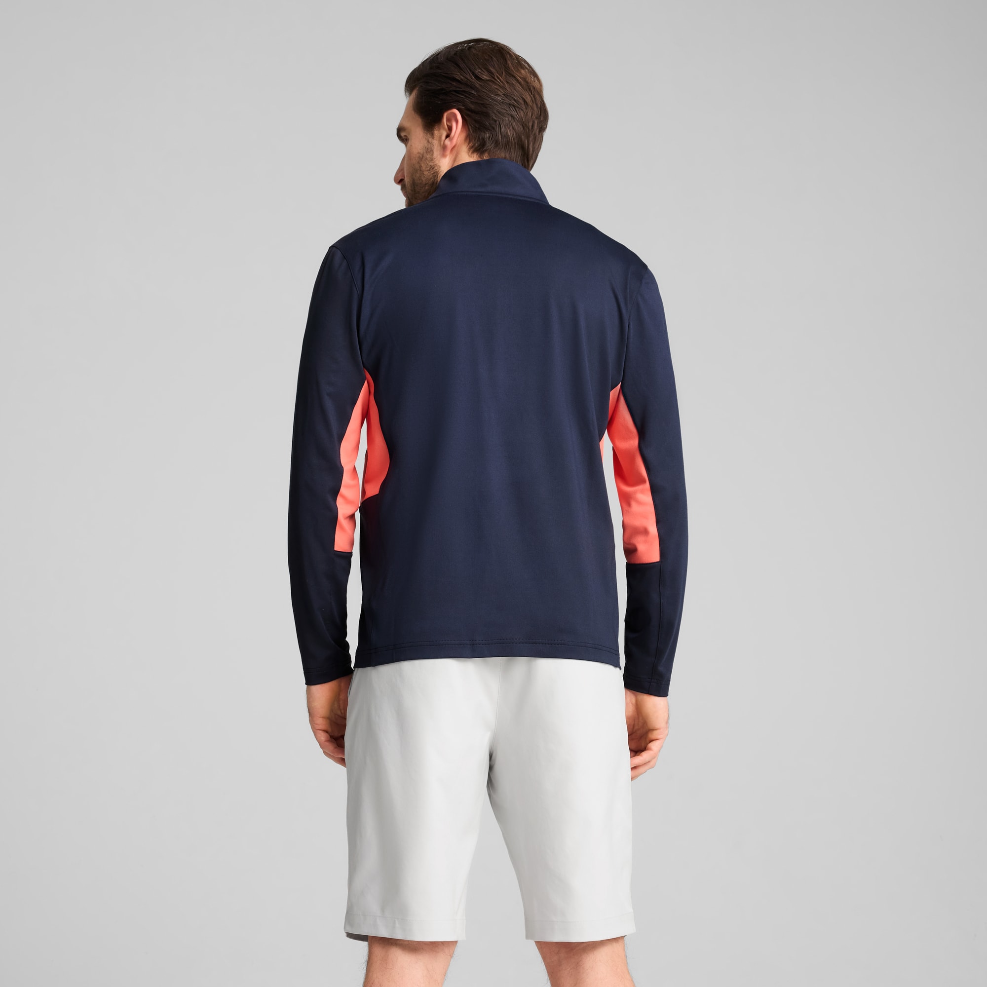 Pure 2.0 Quarter Zip Golf Top Men, Deep Navy, large