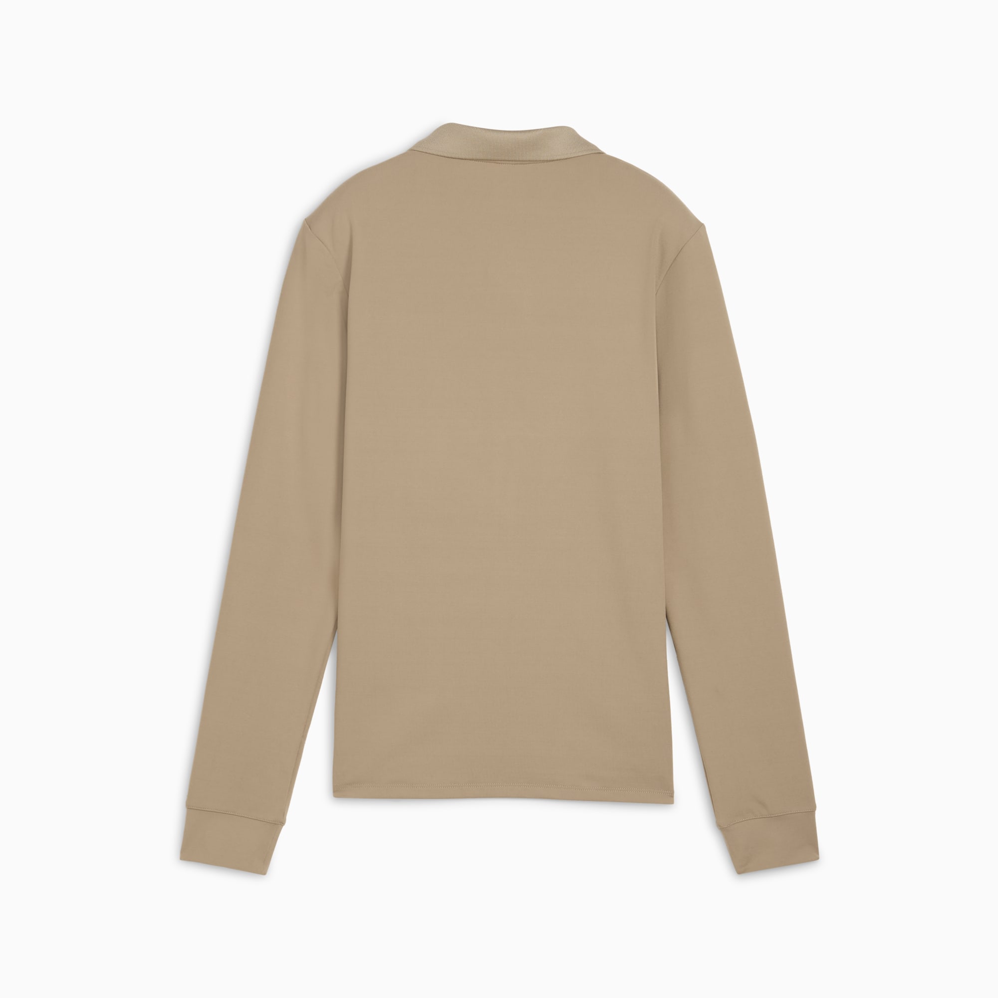 CLOUDSPUN Mid-Weight Golf Langarm-Polo Damen, Ice Coffee, large