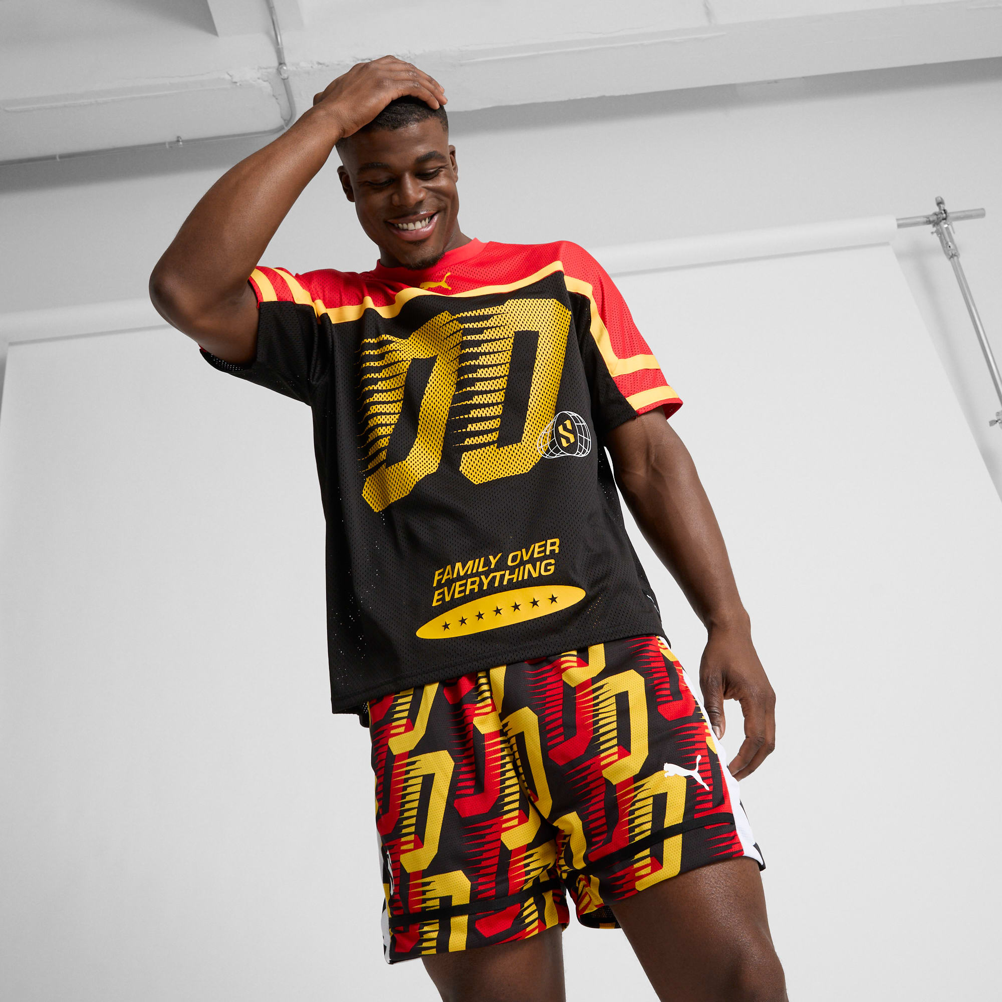 Camiseta de basquetbol para hombre Scoot Trail Blazing PUMA