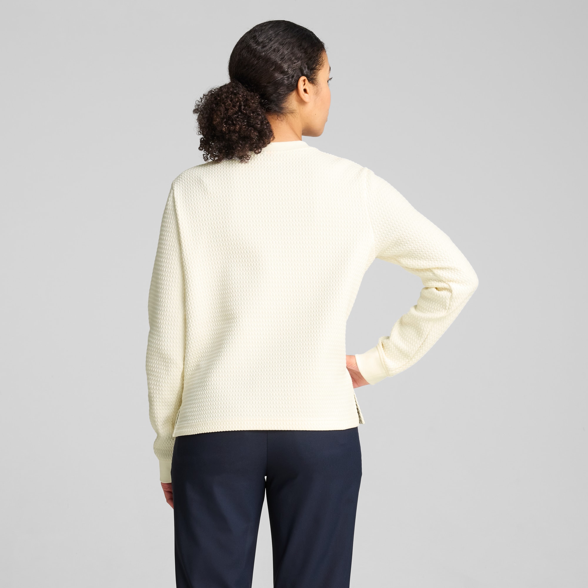 CLOUDSPUN Boulder Crew Women, Warm White, large