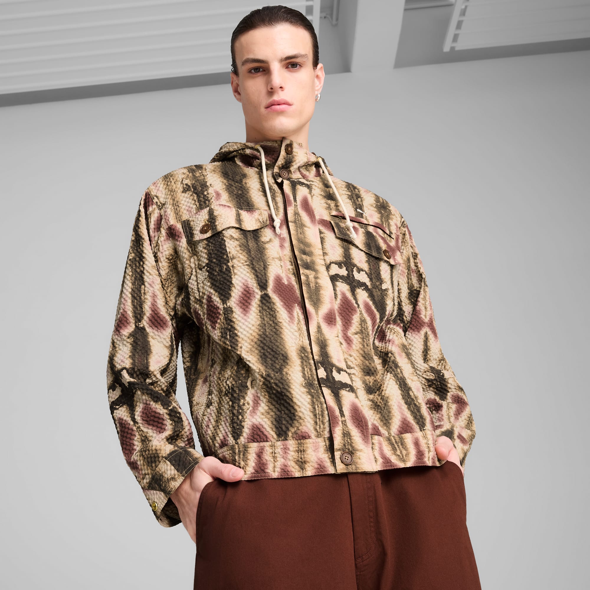 PALAIS ARTISAN Seersucker Jacket Men