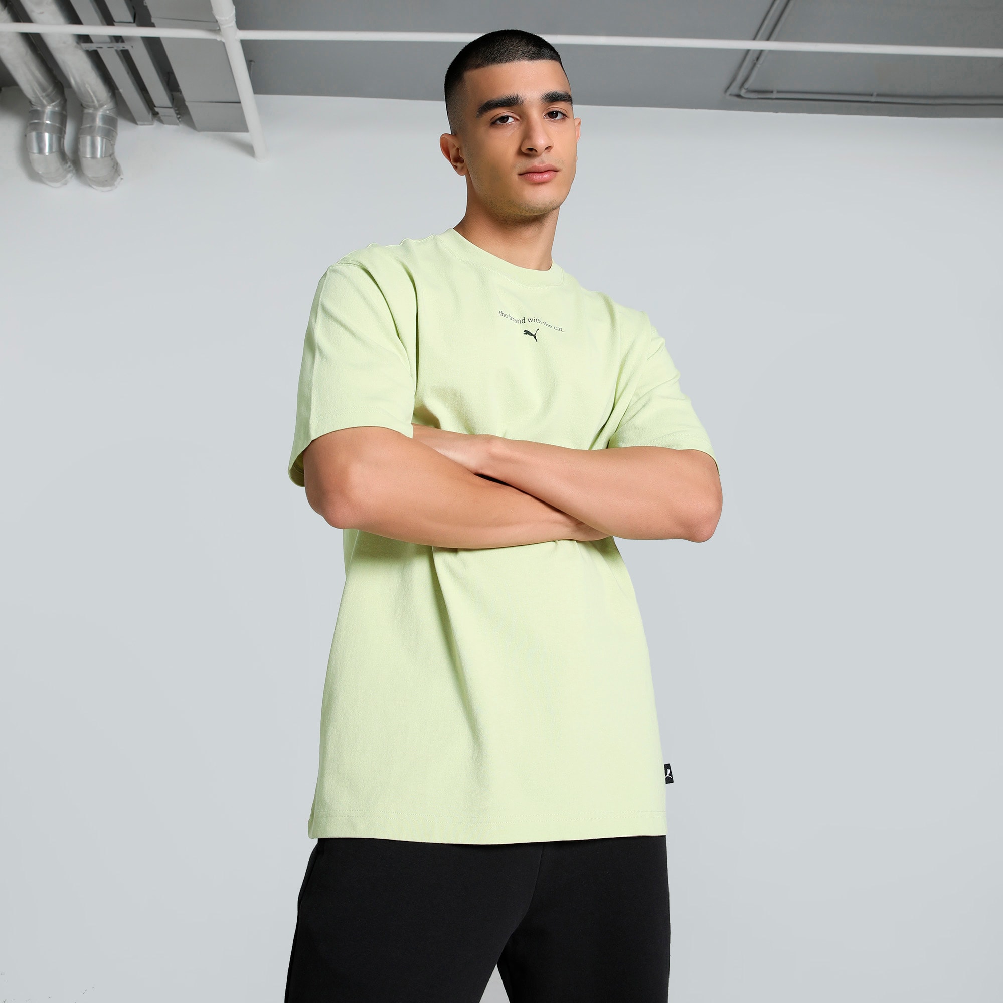 ◆PUMA◆ Puma Pux and Mini Graphic Short Sleeve T-Shirt Yell PUMA x PERKS AND MINI Tee | PUMA