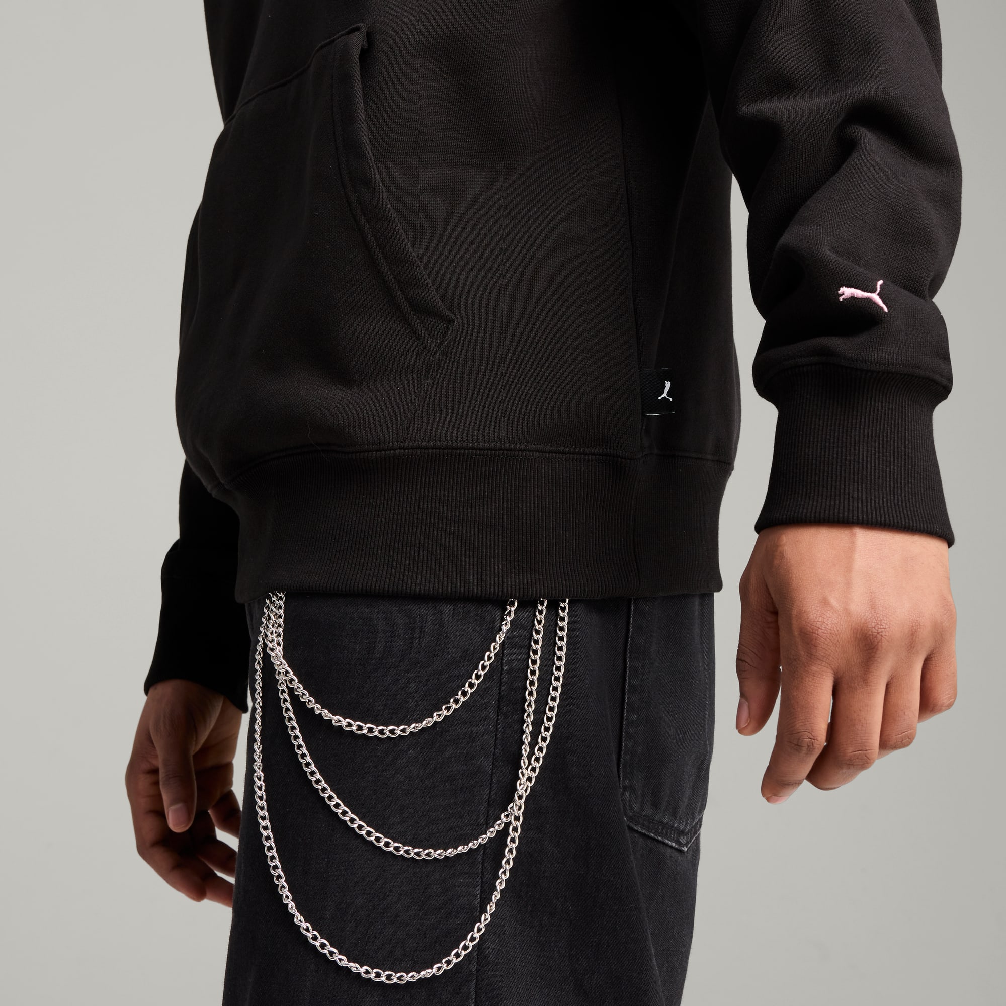 PUMA x CHARLOTTE ROHDE Hoodie Men, PUMA Black, large