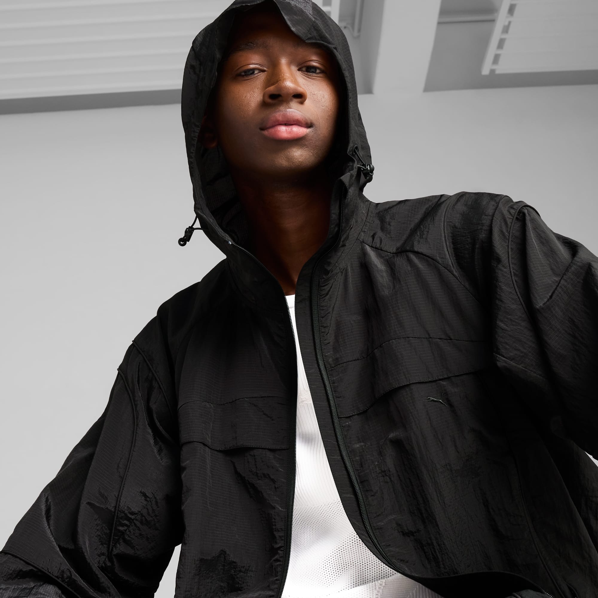 Mostroverse Ripstop Jacket Unisex, PUMA Black, large