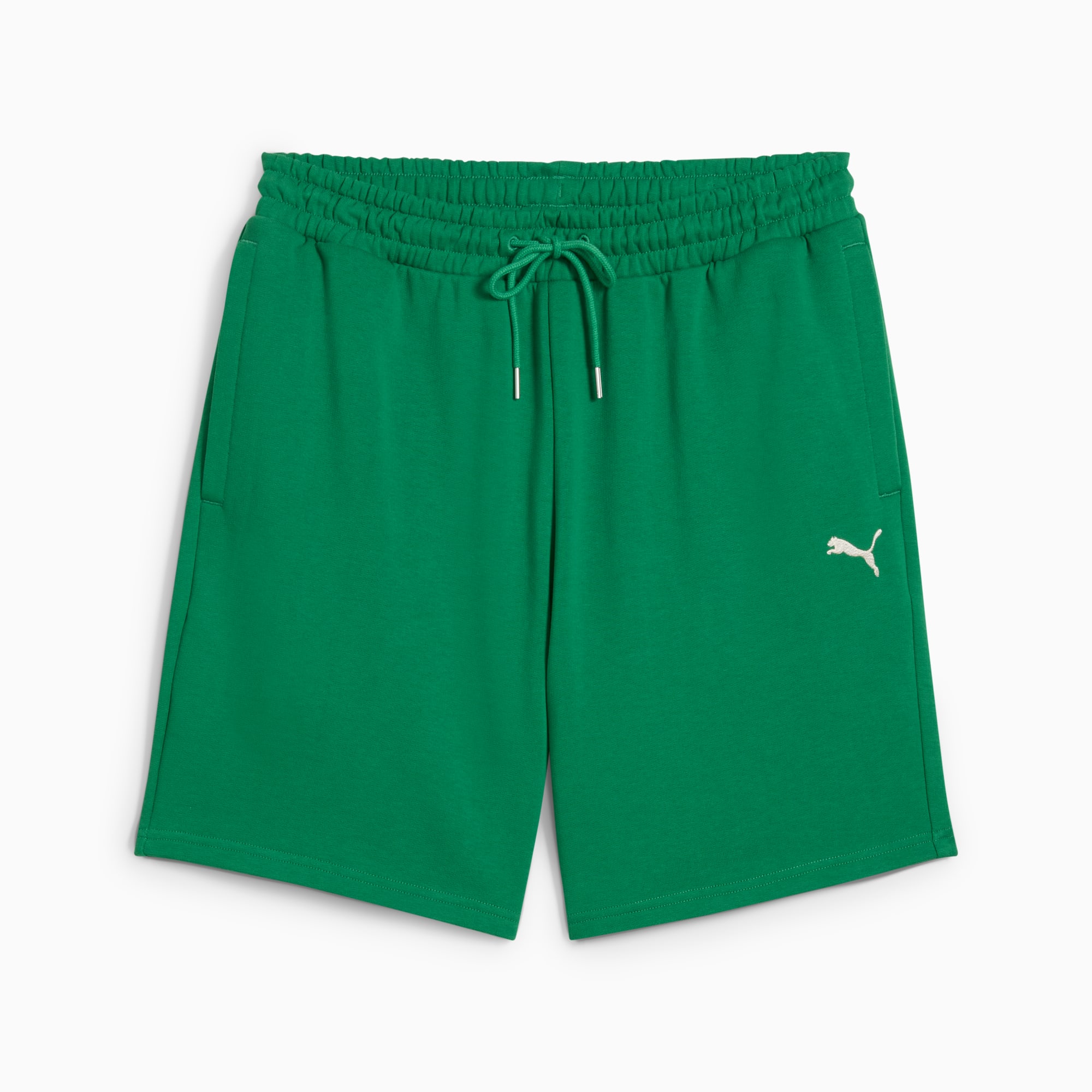 ショートパンツ [GREEN BUTTER] NO.8 Applique Sweat Shorts : 3color Pleasures Zen Men's Terry Shorts Green P24SU038-GREEN