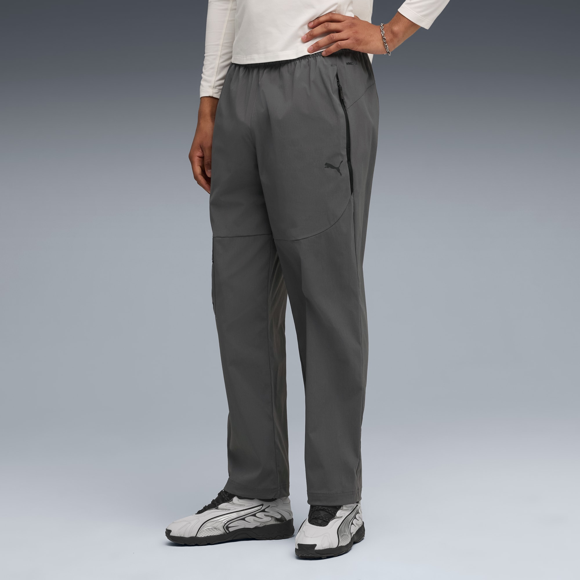 PUMATECH Relaxed Cargohose Herren, Dusky Gray, large
