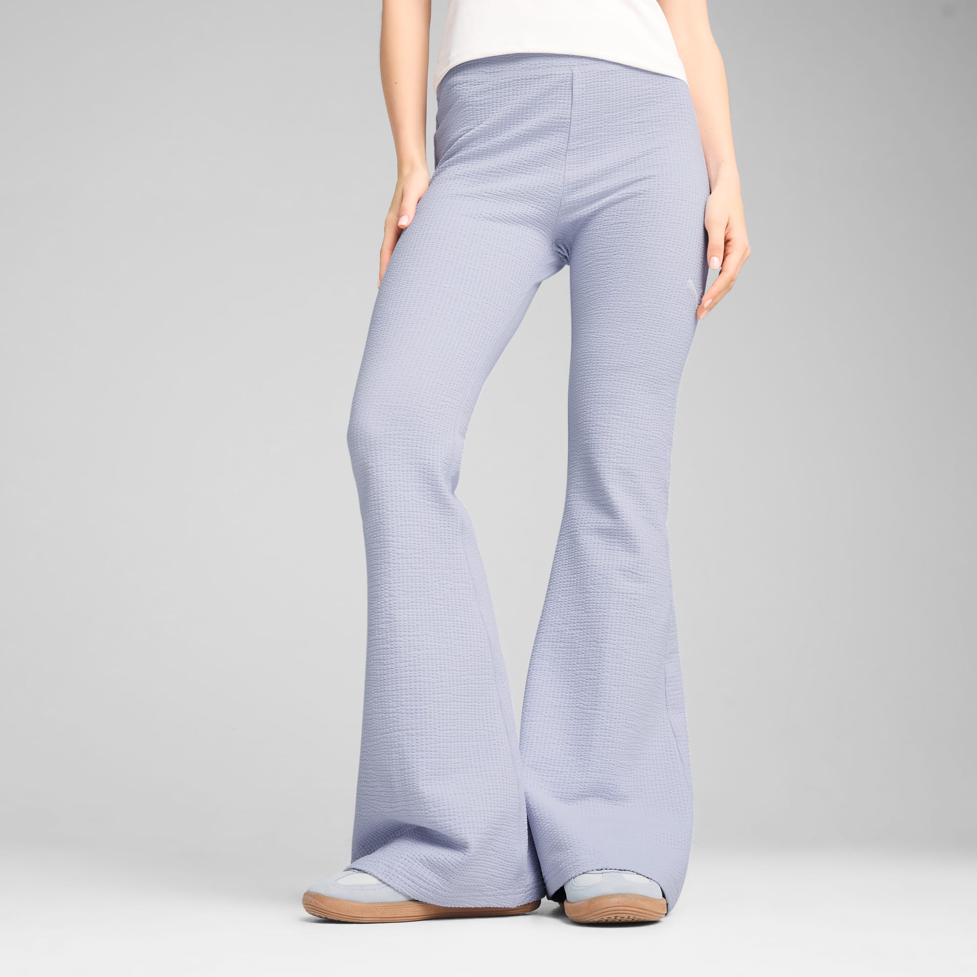 DARE TO Textured Flared Leggings Women, Cool Weather, large