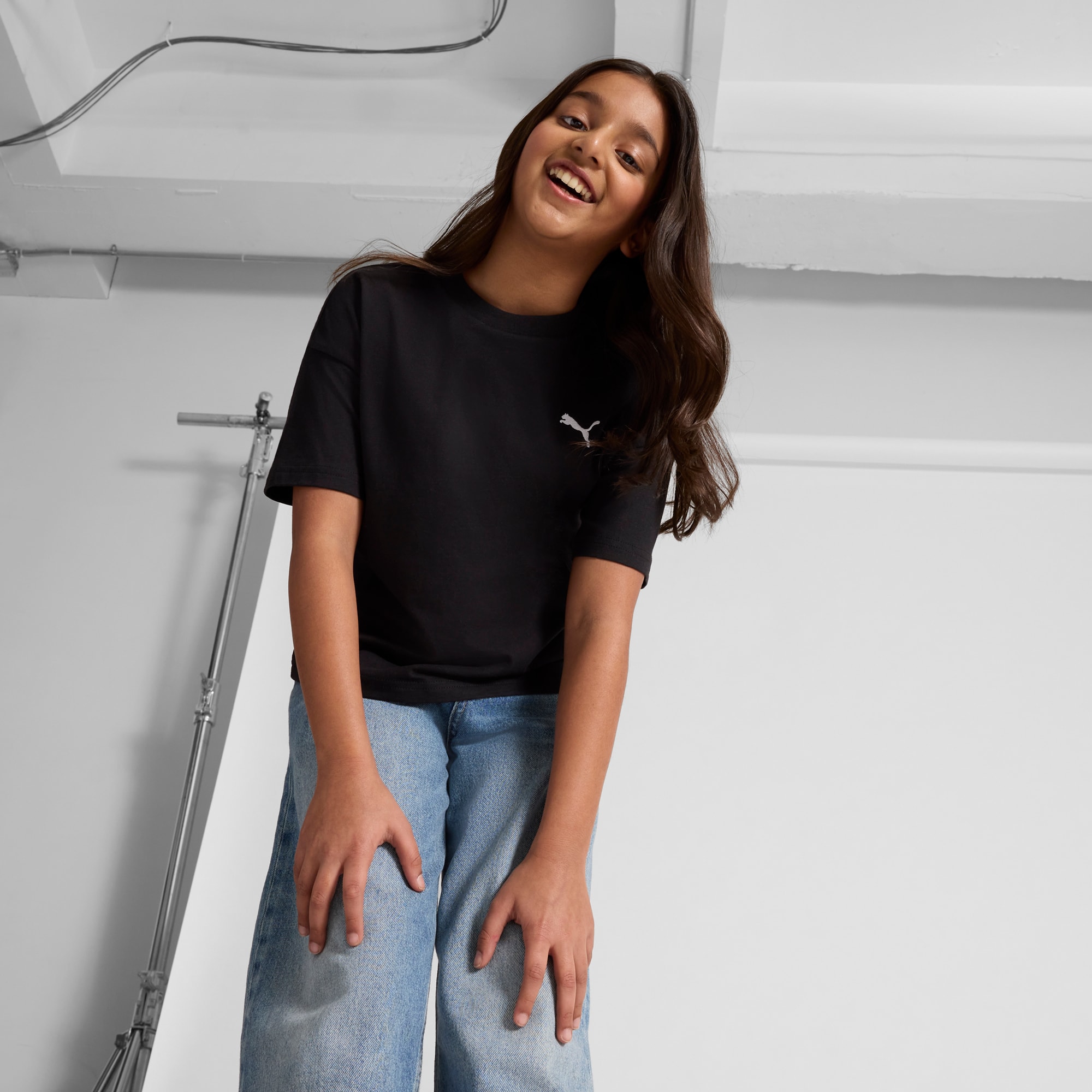 ★★PUMA★★ Wardrobe Baby Tee White 63186502 631865-02 Wardrobe Essentials Women's Baby Tee | PUMA